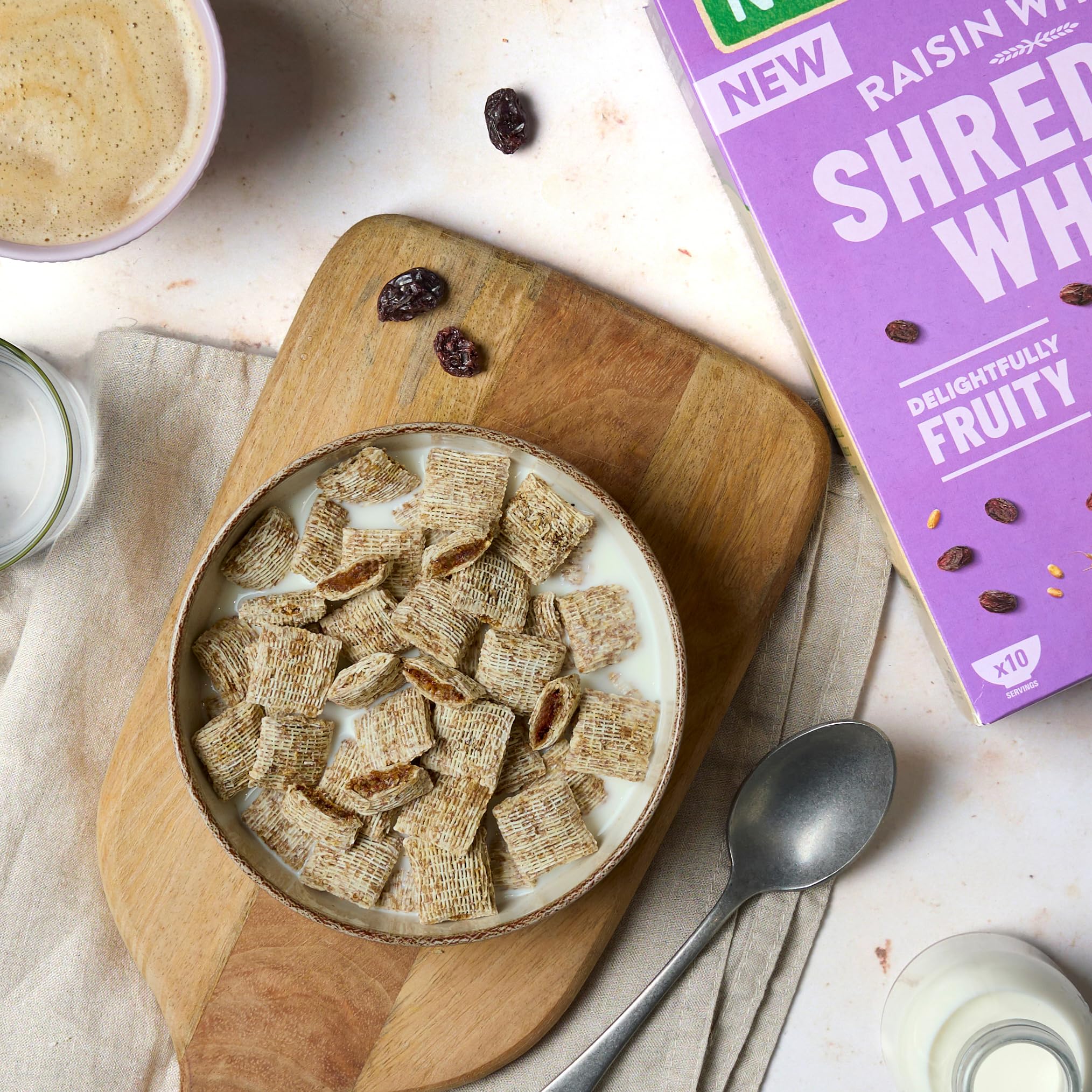 Nestlé Shredded Wheat - Bitesize Raisin Wholegrain Cereal | Small Size