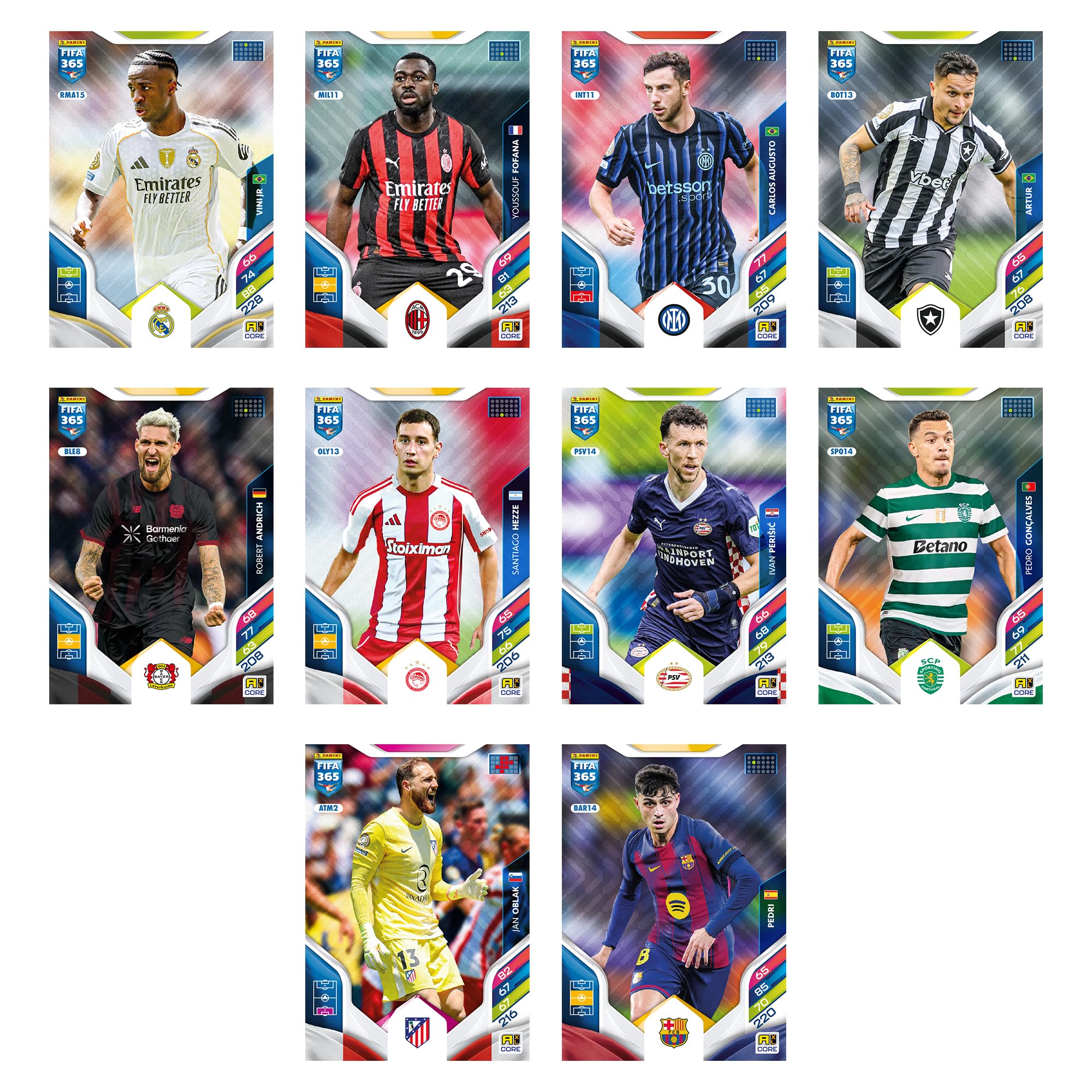 Panini FIFA 365 Adrenalyn XL Premium Gold Multiset Trading Cards 4