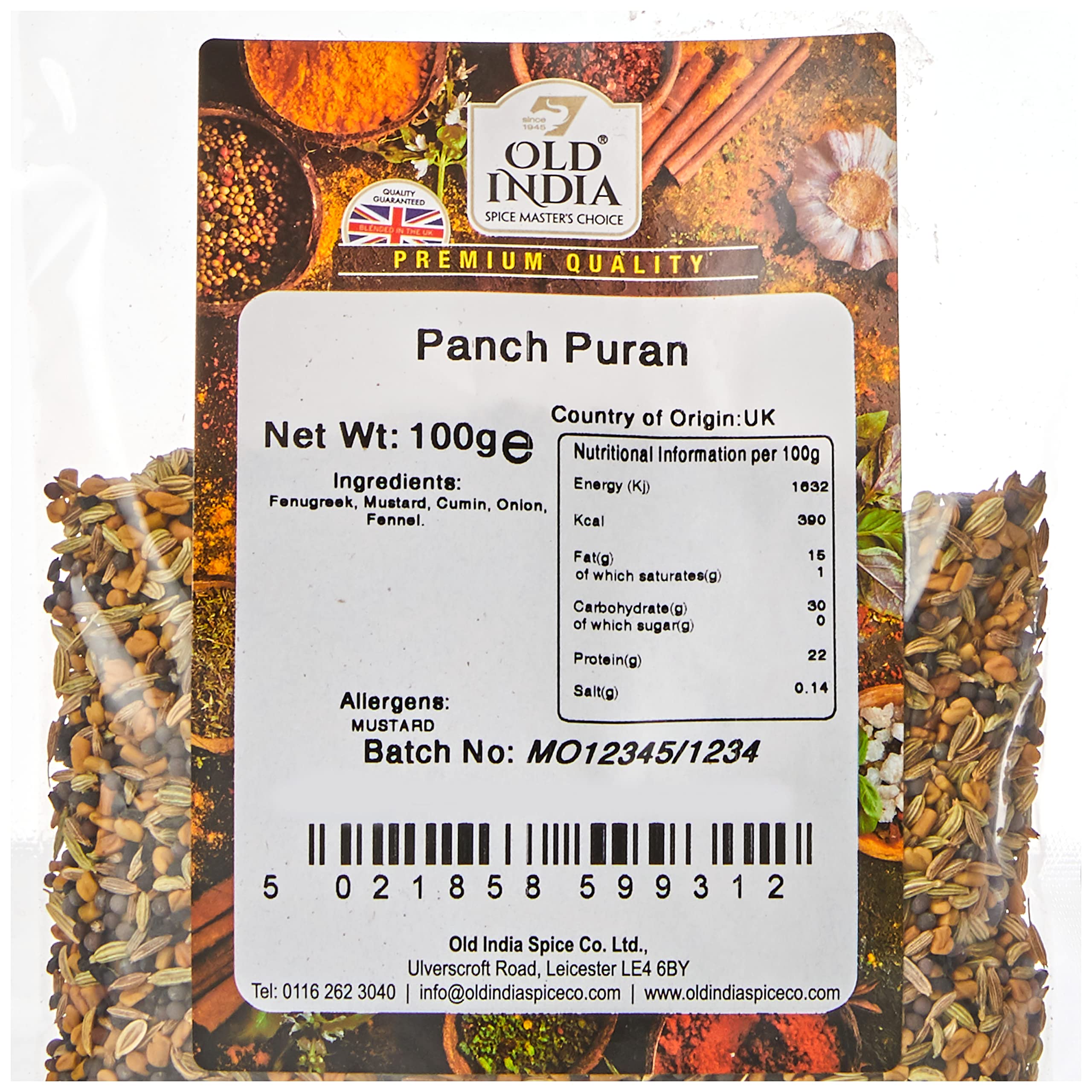Old India Panch Puran 100g 3