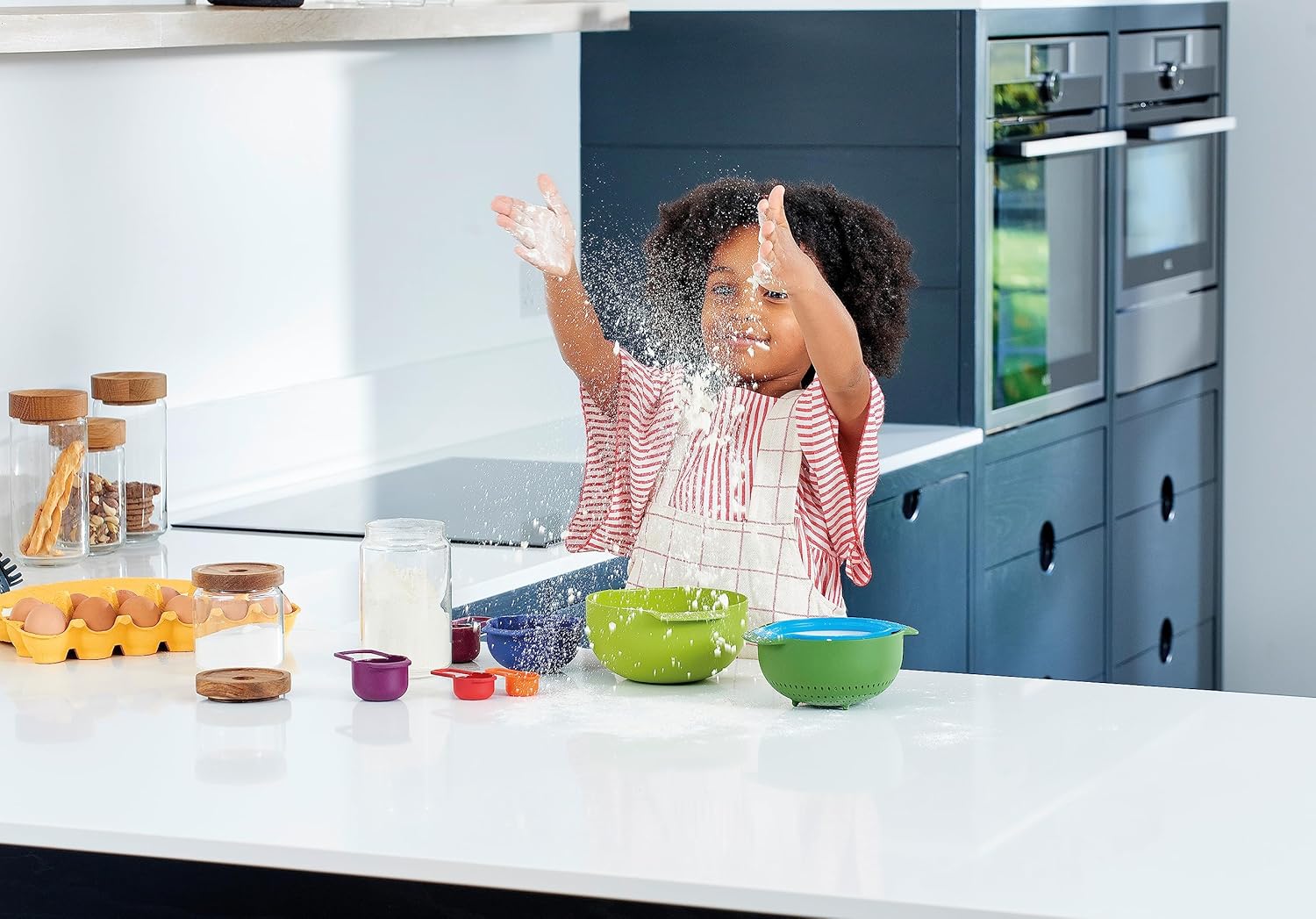 Casdon Joseph Joseph Nest 9 - Colourful Toy Food Prep Set for Kids 3+ 8