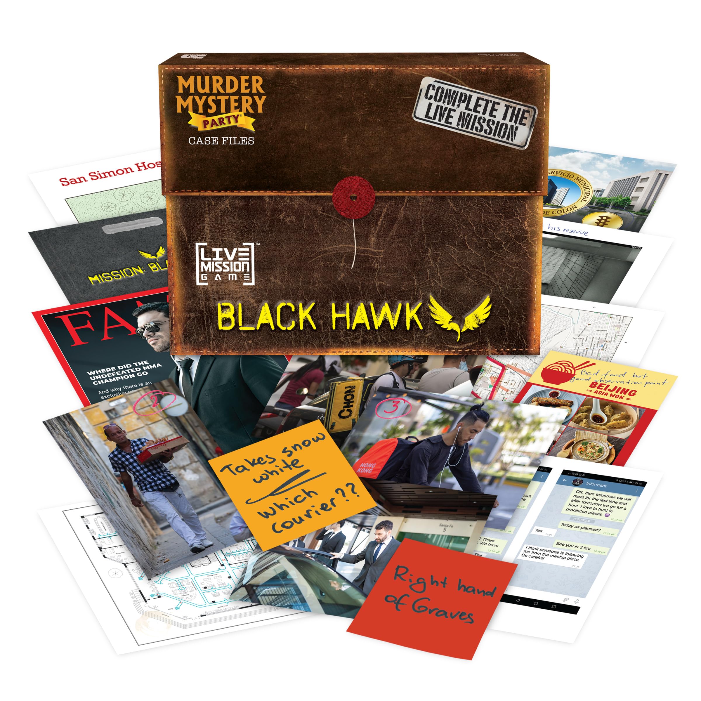 Murder Mystery Party: Mission Black Hawk Live-Fallakte