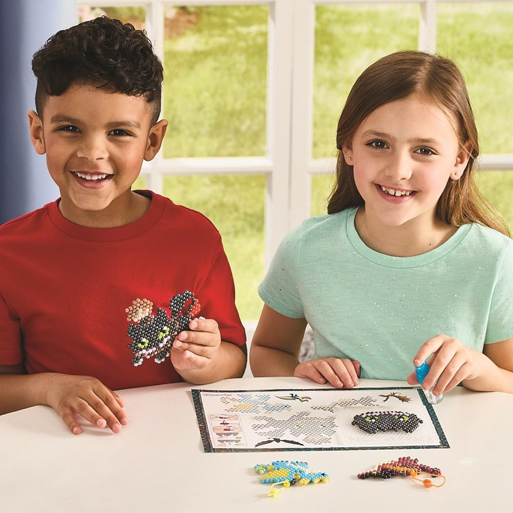 Aquabeads How to Train Your Dragon Craft Kit - 700 Beads & Keychain Accessories for Kids 4+ 4