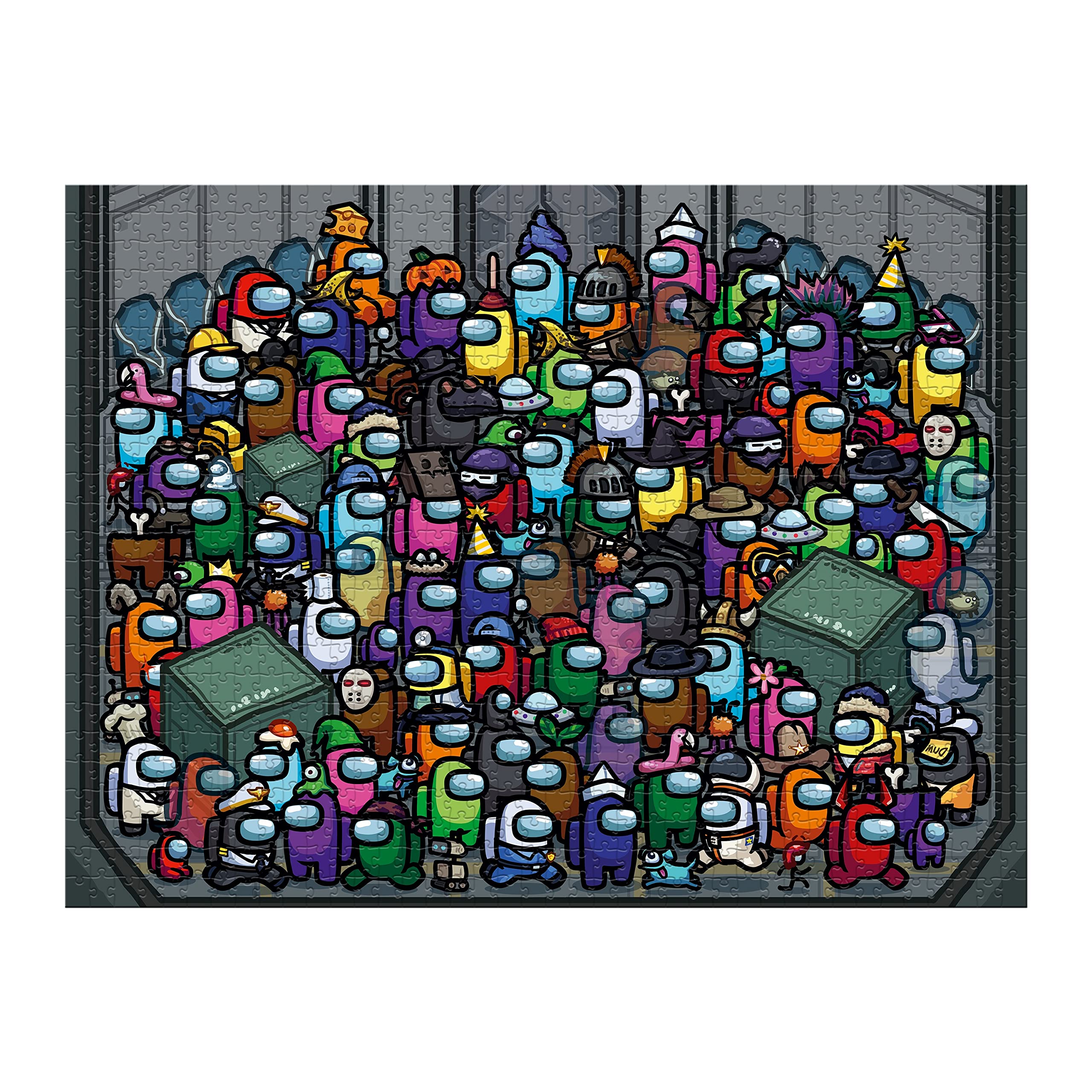 Among Us 1000 Piece Jigsaw Puzzle - Officially Licensed Crime Scene Challenge, Age 8+ 4