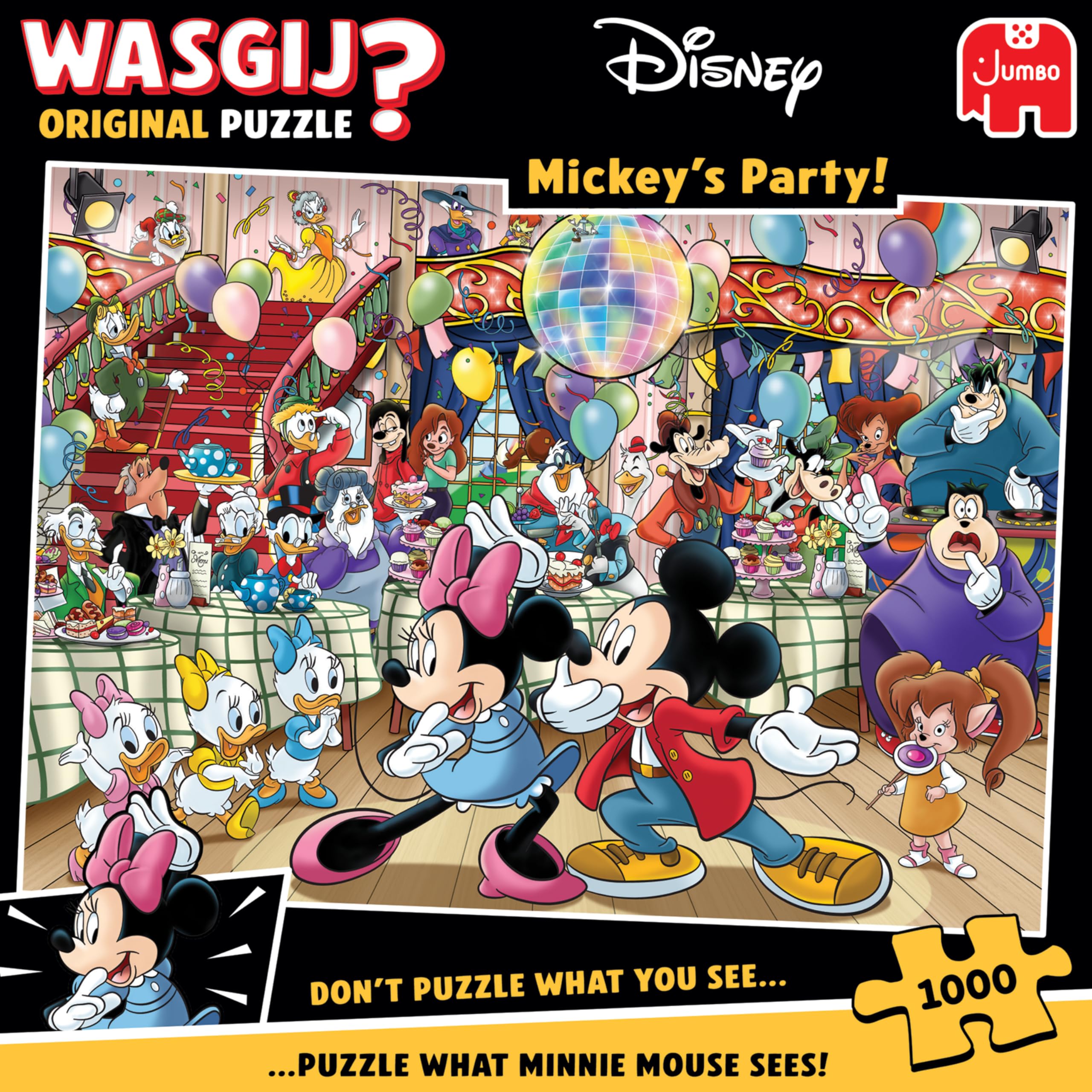 Wasgij Original 1110100124 - Disney Themed 1000 Piece Jigsaw Puzzle for Adults