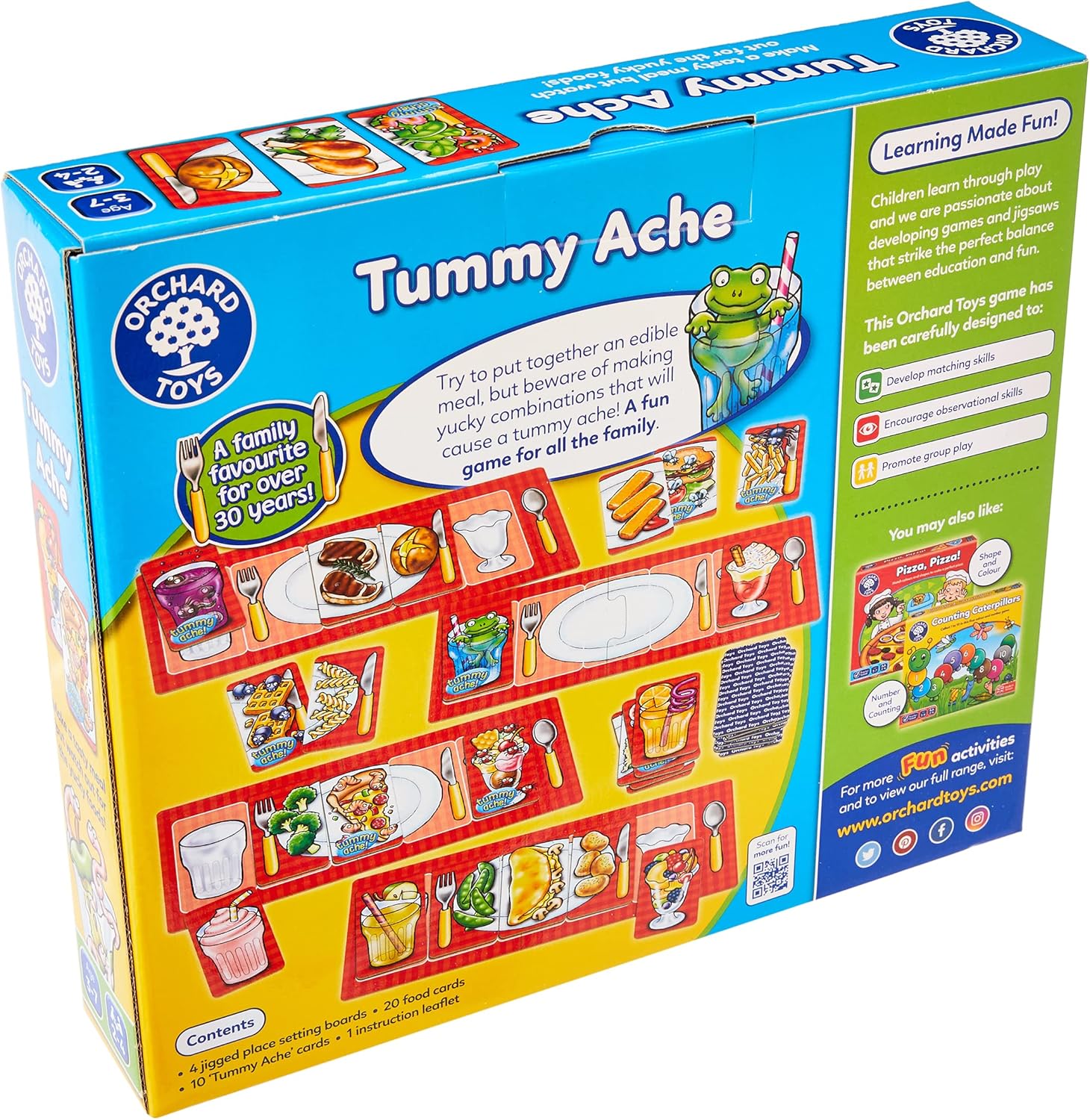 Orchard Toys Tummy Ache Game - Family Card Game for Kids 3