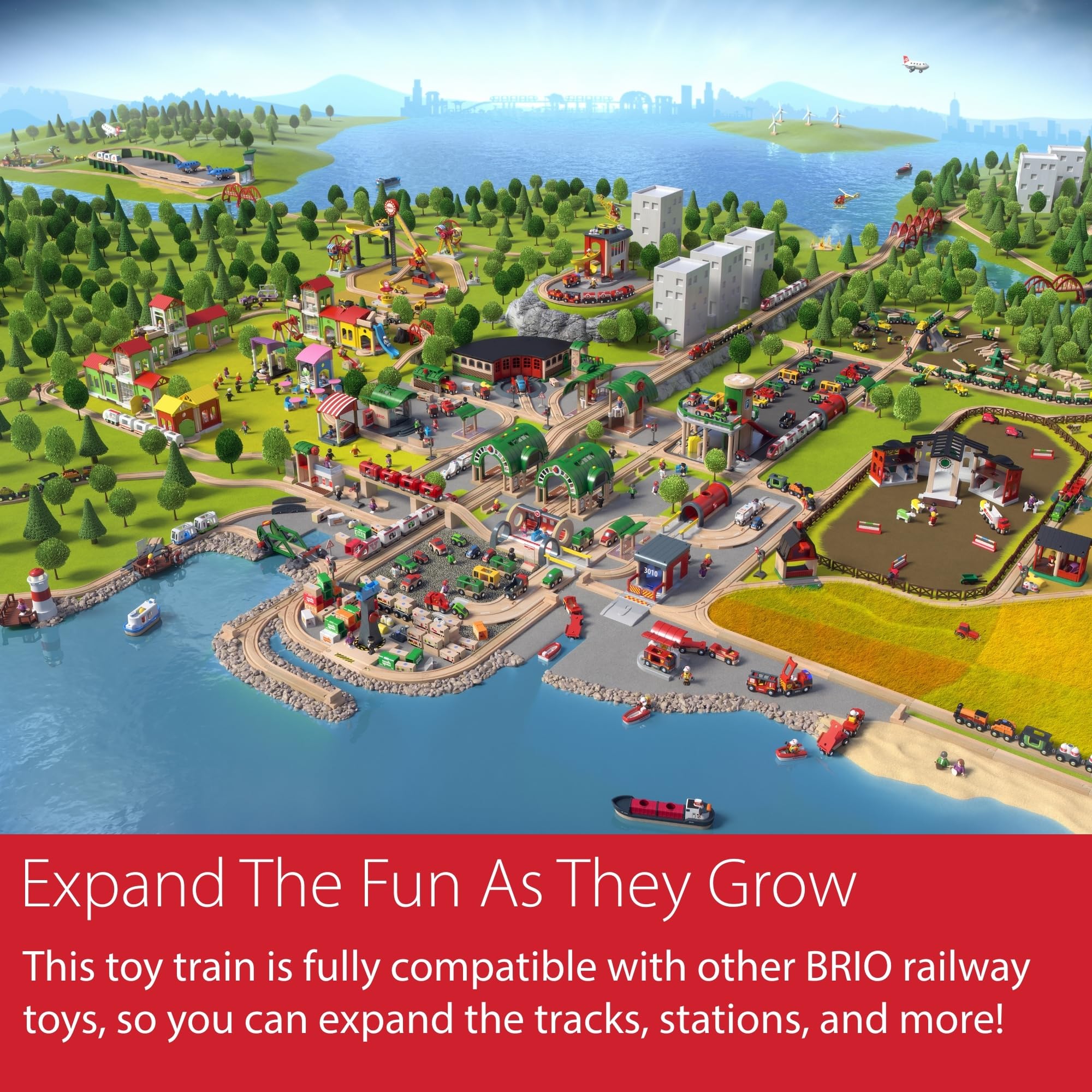 BRIO Mighty Red Locomotive Battery Powered Action Engine for Kids - Model 33592 13