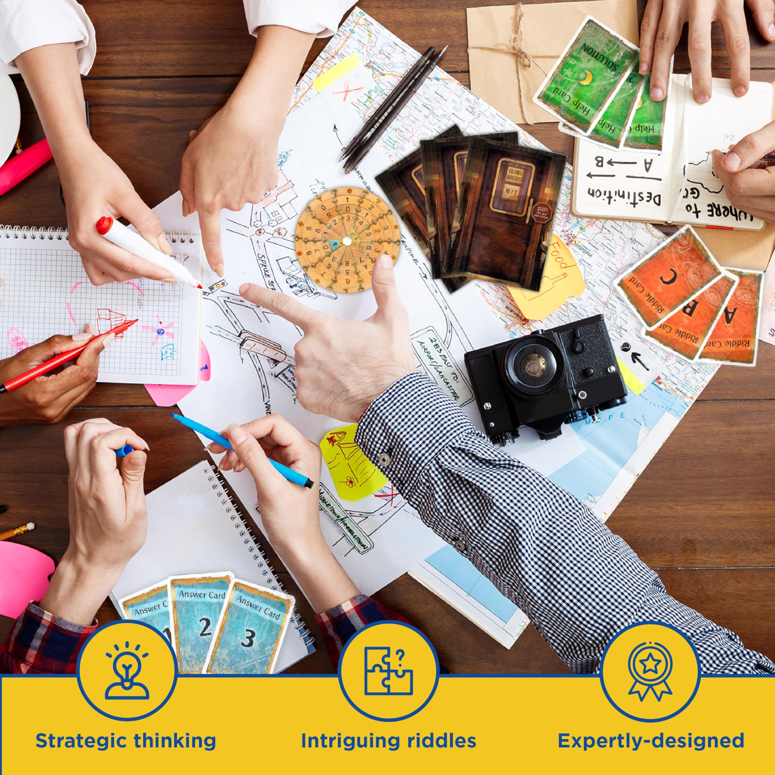 Thames & Kosmos EXIT: Dead Man on the Orient Express Board Game 5