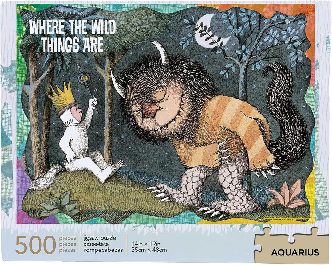 Where The Wild Things Are 500-Piece Jigsaw Puzzle - Licensed Artwork, 480mm x 350mm