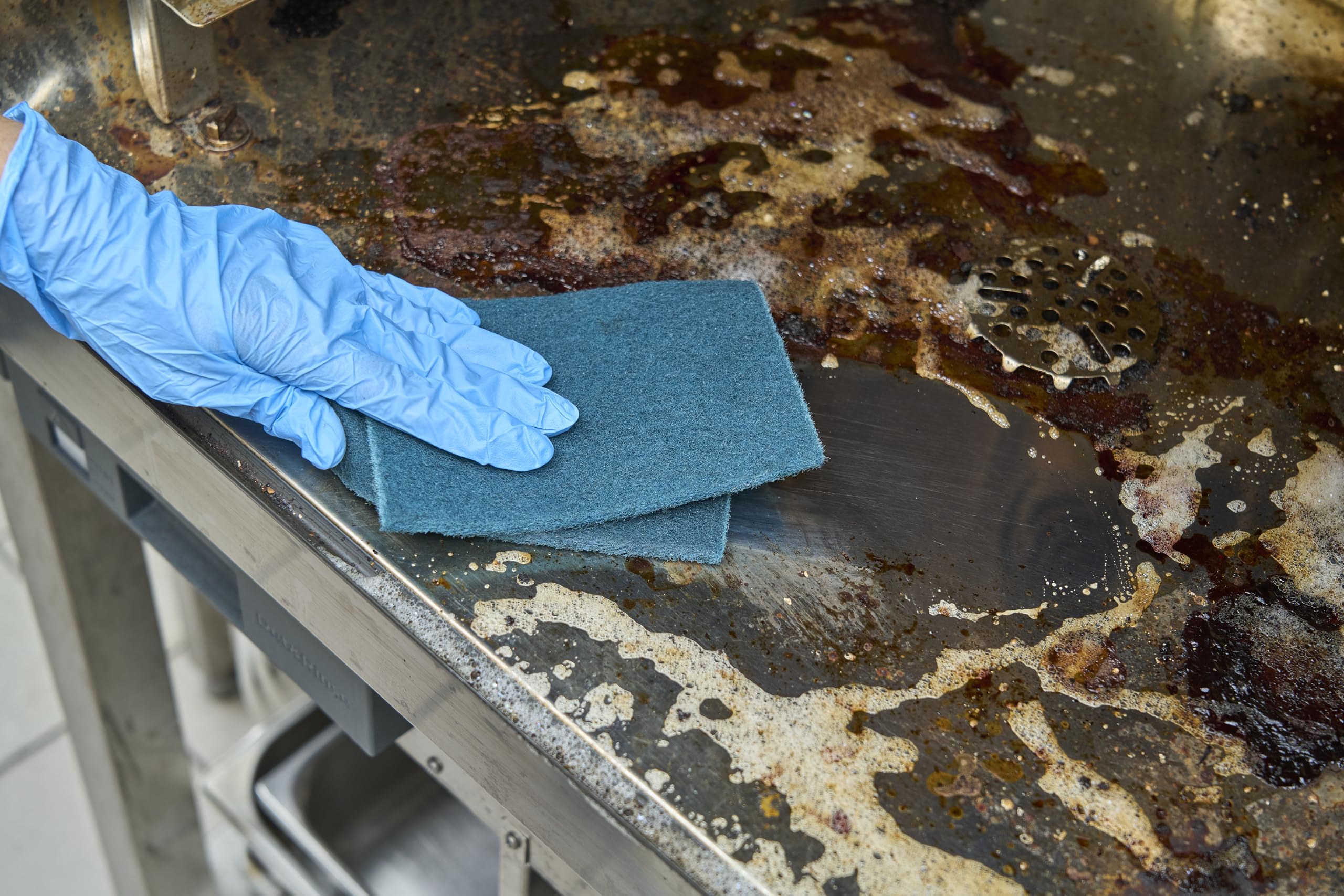 Spontex Specialist Heavy Duty Scourer Pads (Pack of 10) 9