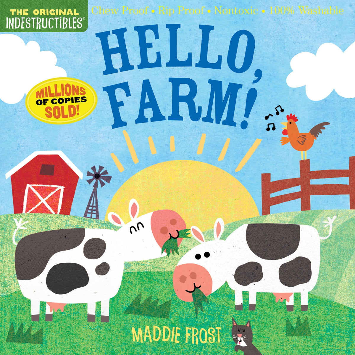 Workman Publishing Indestructibles: Hello, Farm! - Chew Proof, Rip Proof, Washable Baby Book