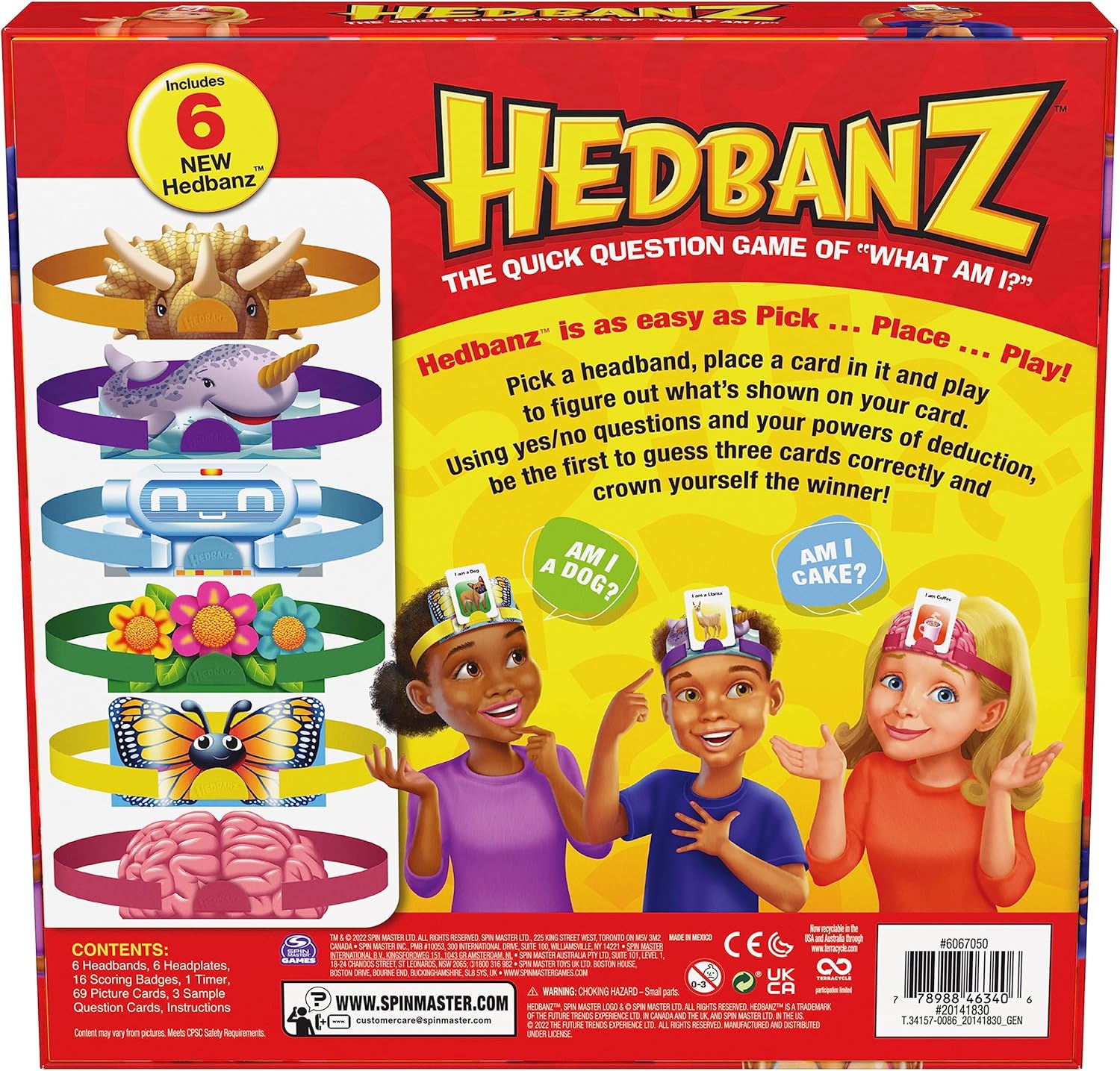 Spin Master Hedbanz 2nd Edition Picture Guessing Board Game 9
