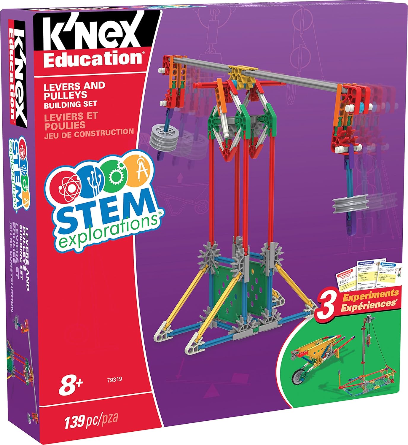K'NEX STEM Explorations Levers and Pulleys Building Set - Educational Construction Toy for Ages 8+