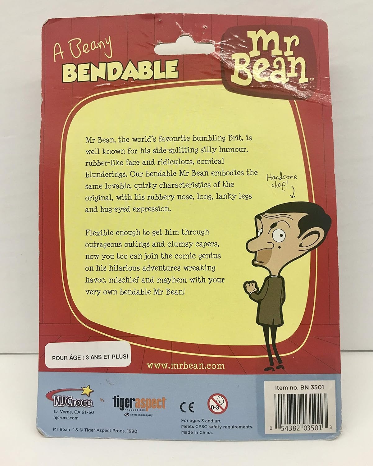 TY Mr Bean - Bendable Retro Action Figure for Kids 3+ 5