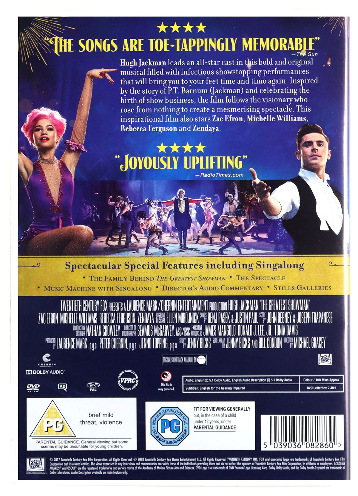 The Greatest Showman [DVD]