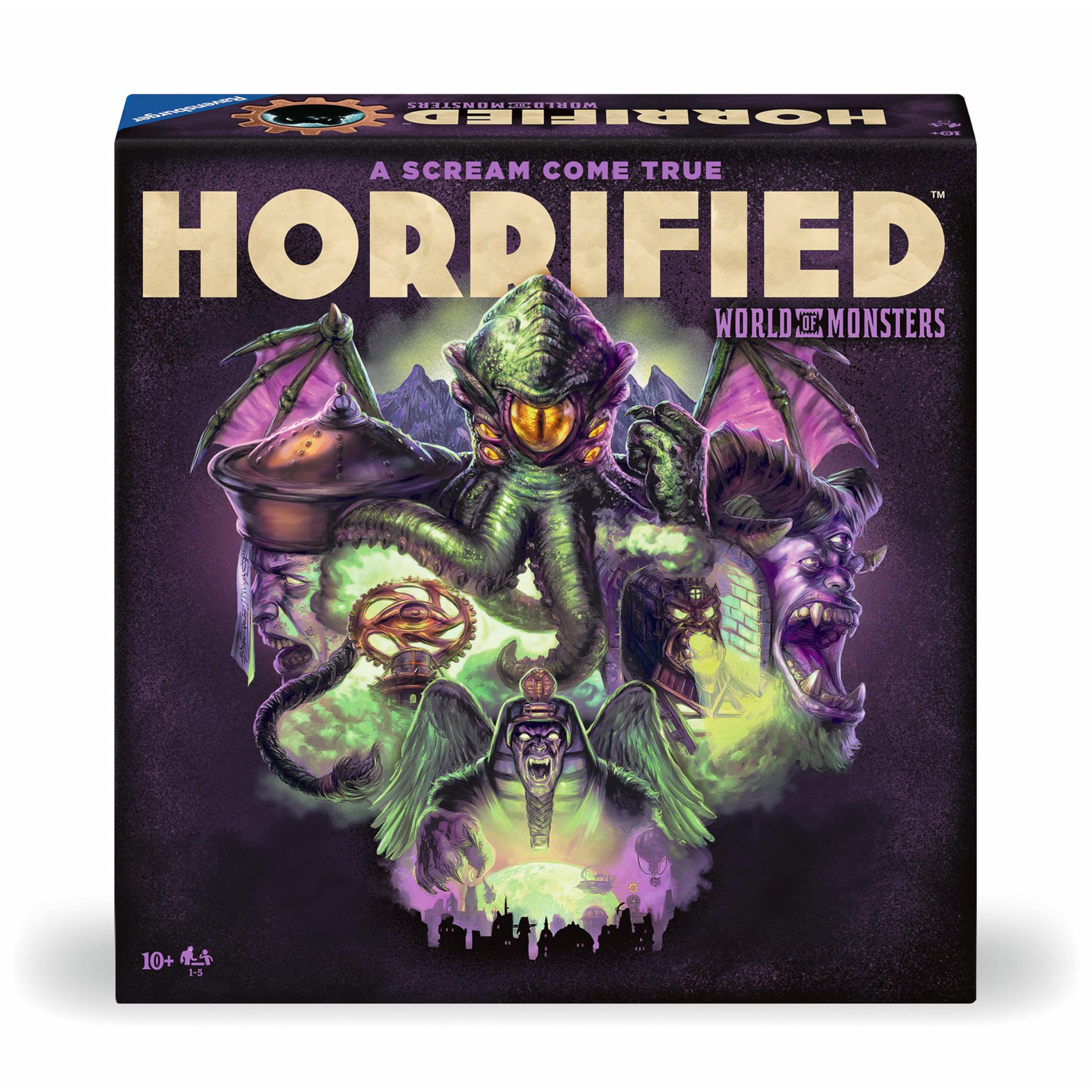 Ravensburger Horrified: World of Monsters Immersive Strategy Board Game 8