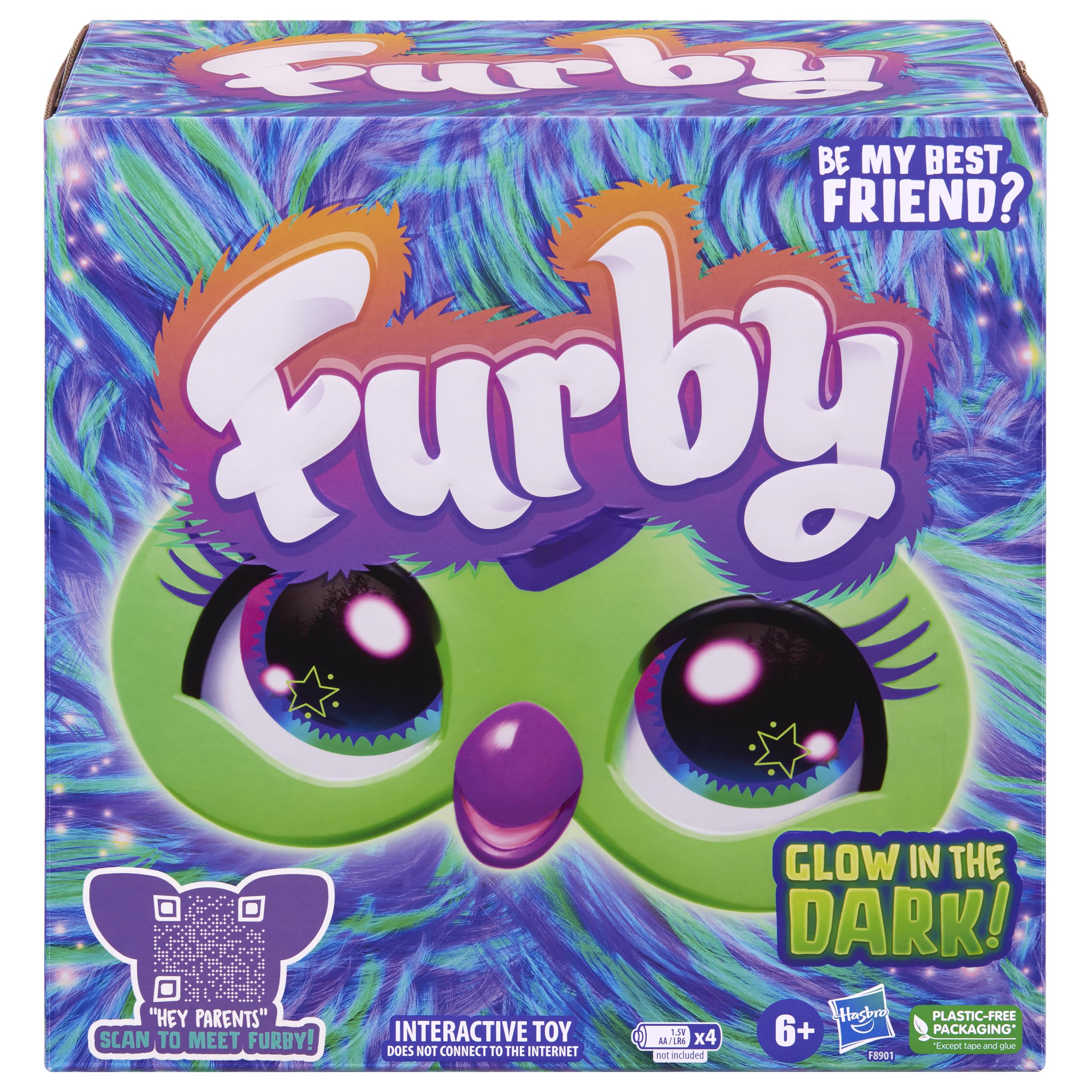 Furby Galaxy Glow in the Dark Interactive Plush Toy - English Version, 6+ Years 7