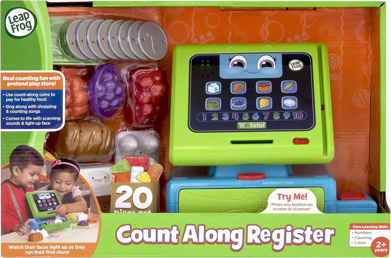LeapFrog Count Along Till Interactive Learning Toy with 20-Piece Pretend Play Set 4