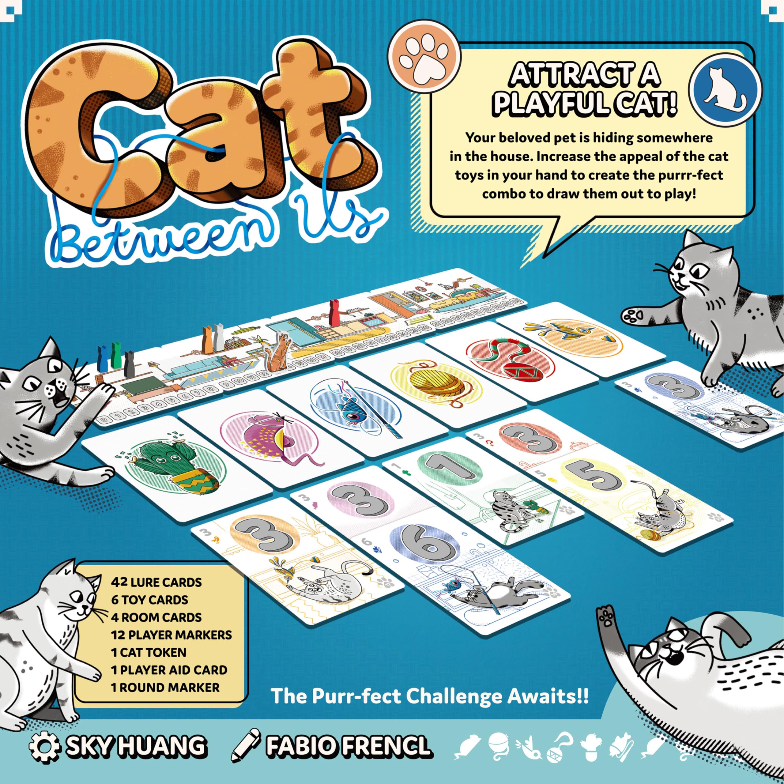 USAopoly Cat Between Us Board Game