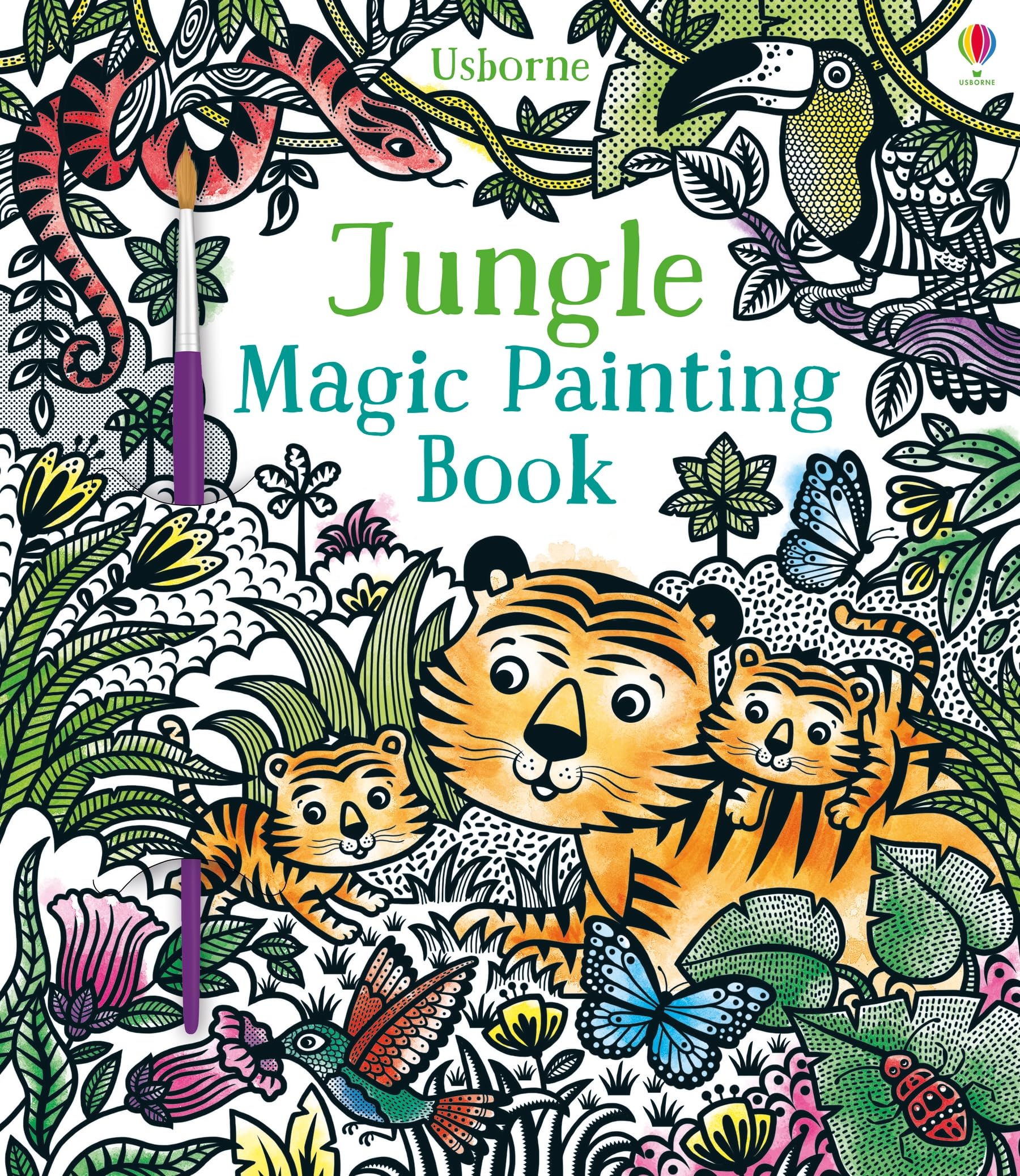 Usborne Jungle Magic Painting Book: 1 | Paperback | Ages 2-4