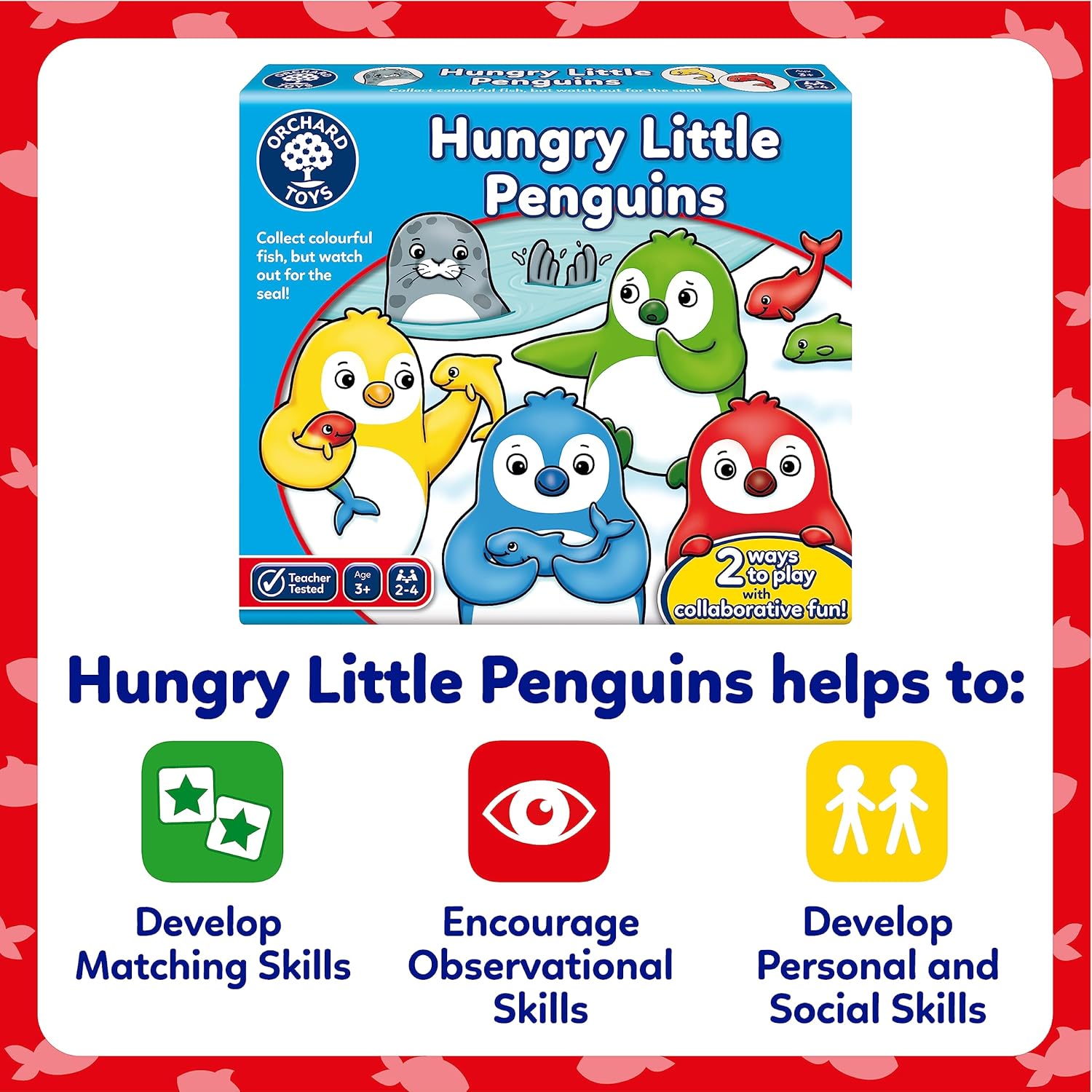 Orchard Toys Hungry Little Penguins Board Game 9