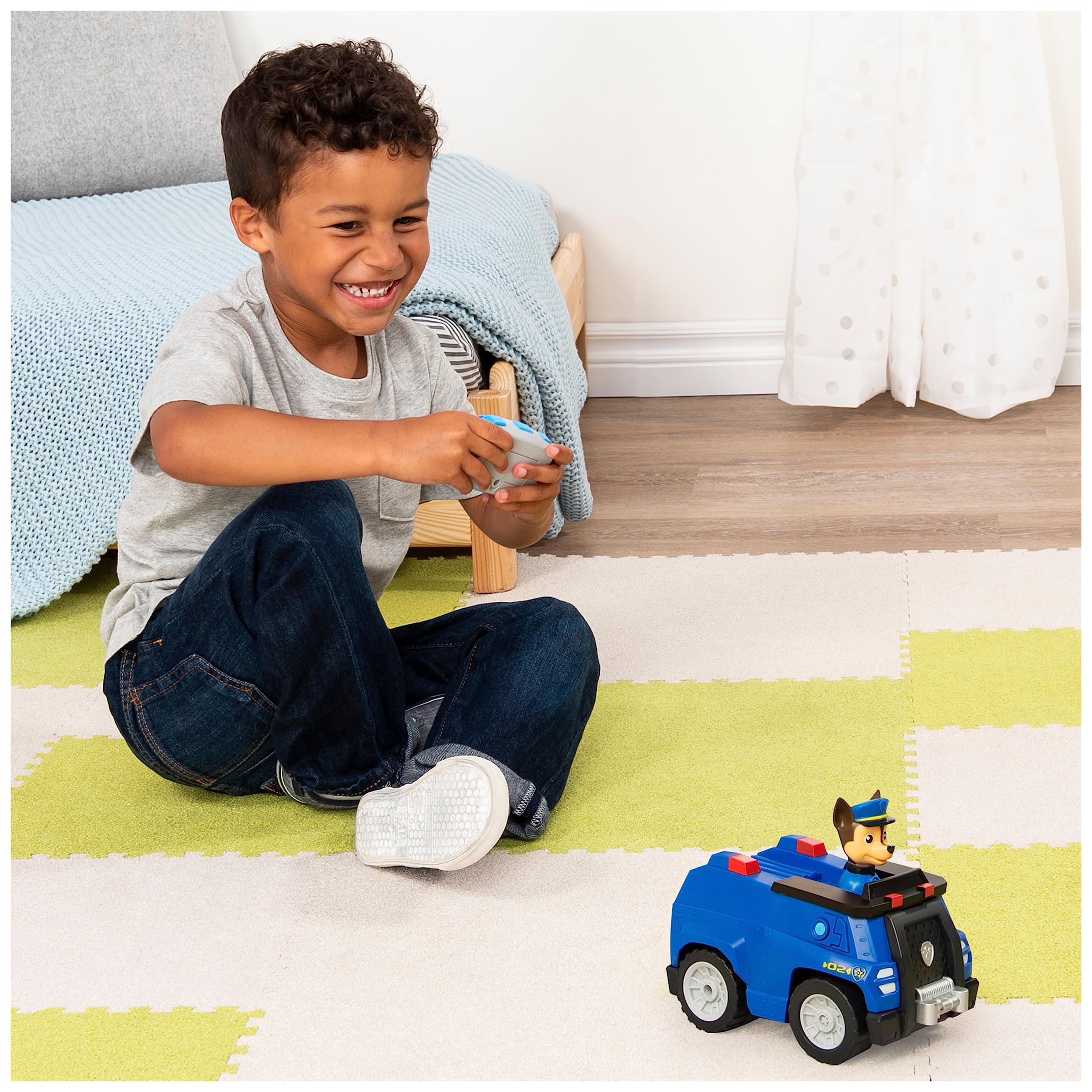 Paw Patrol Chase Remote Control Police Cruiser with 2-Way Steering | Ages 3+ 6