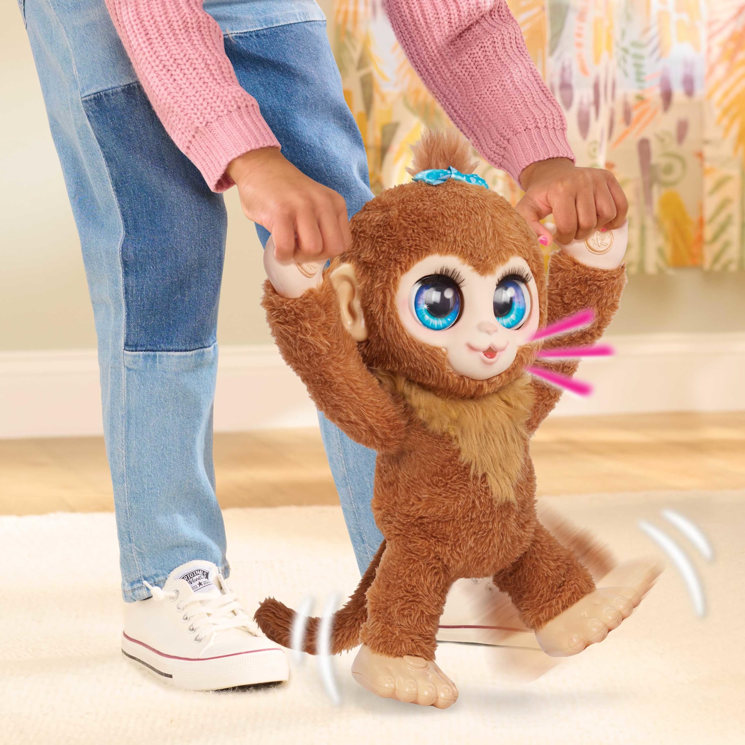 Just Play FurReal Peanut the Playful Monkey - Interactive Plush Toy for Ages 4+ 7