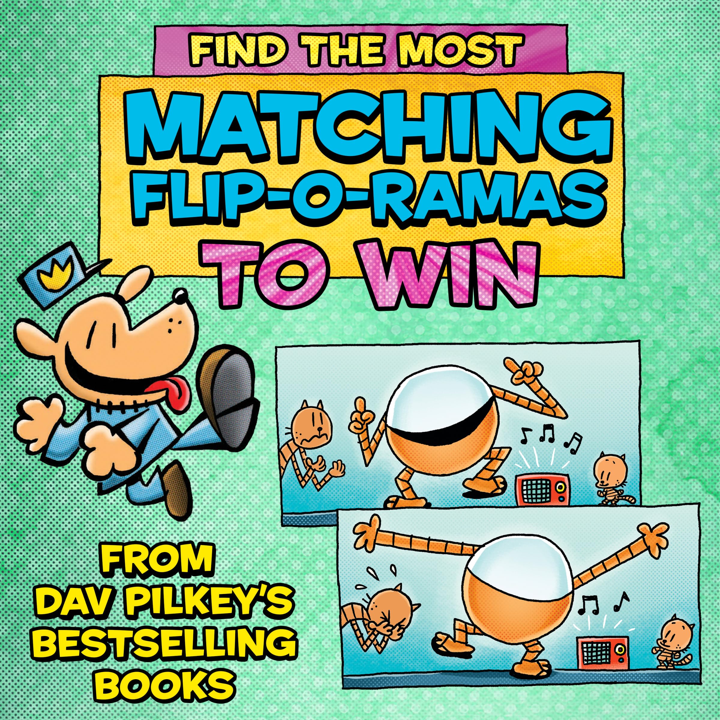 University Games Dog Man The Flip-O-Rama Game 6