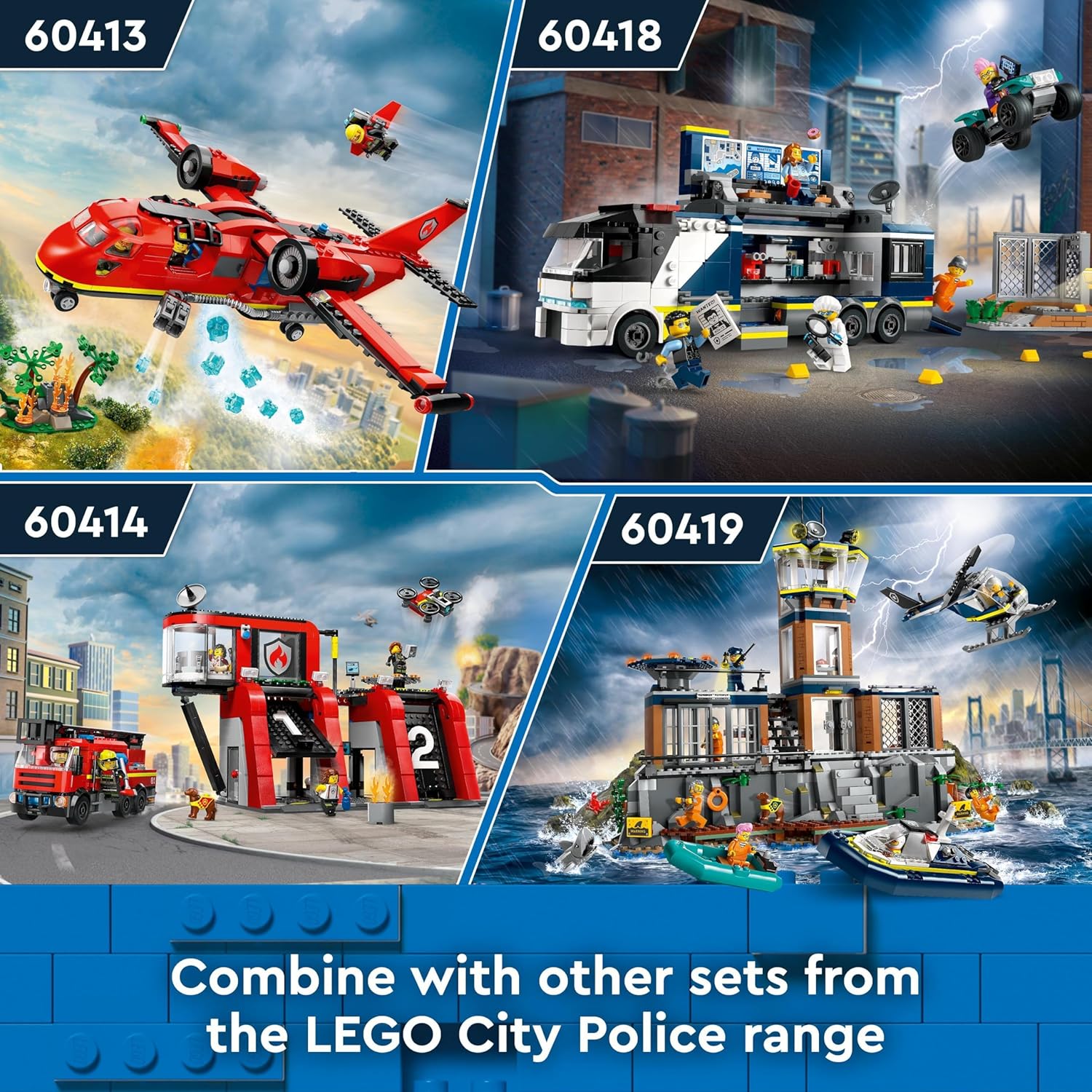 LEGO City Police Mobile Crime Lab Truck Toy Set - 674-Piece Building Kit for Kids 7+ 7
