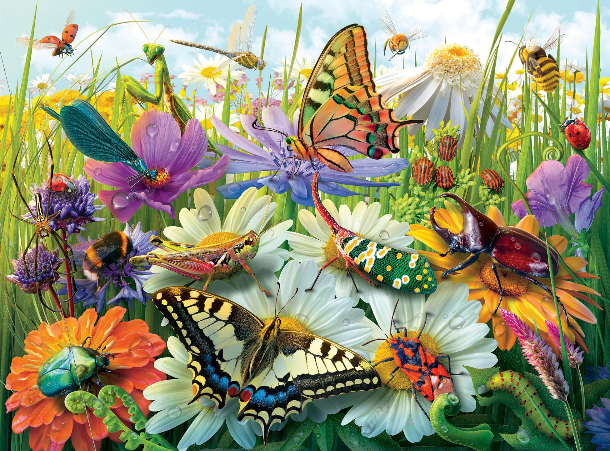 Ravensburger Wonderful World of Insects - 100 Piece Jigsaw Puzzle for Kids | XXL Pieces