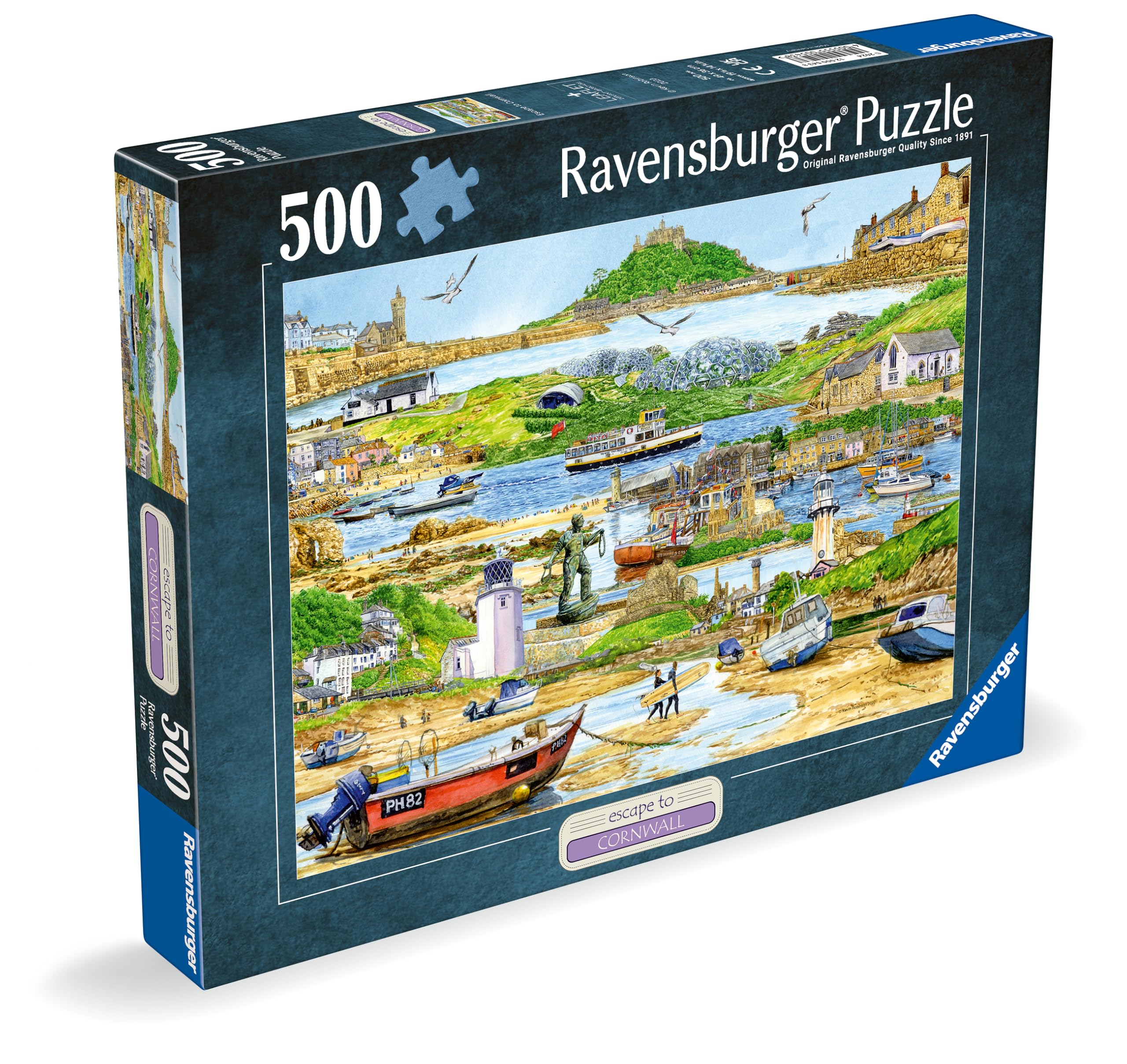 Ravensburger Escape to Cornwall Jigsaw Puzzle - 500 Pieces | Premium Quality | Age 10+ 2