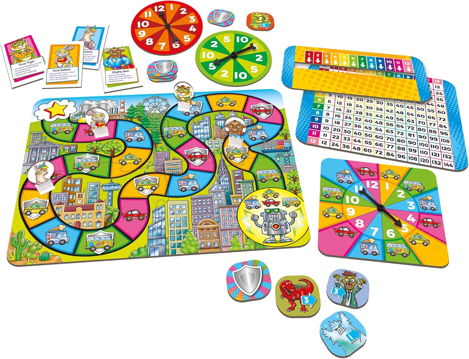 Orchard Toys Times Tables Heroes Maths Game 12