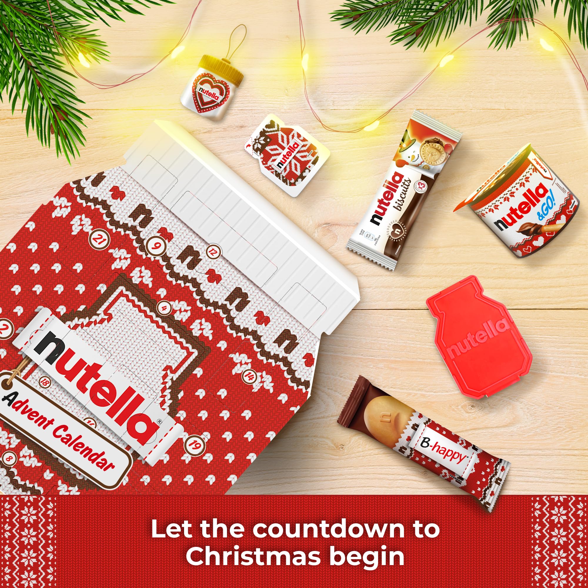 Nutella Christmas Advent Calendar 2025 - Assorted Spreads & Card Game 7