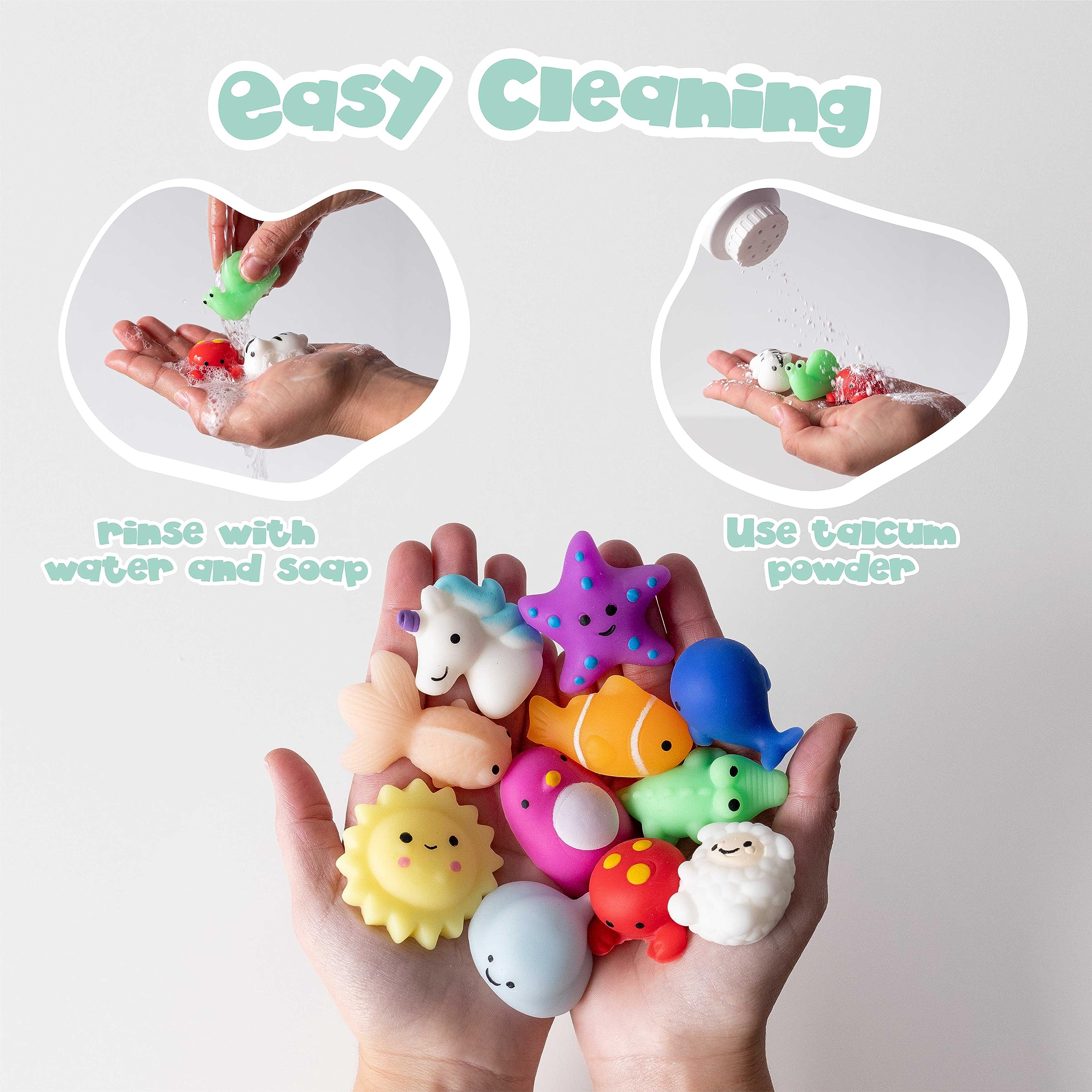 Mochi Squishy Toys - Pack of 80 Unique Squishies for Kids Party Favors 3