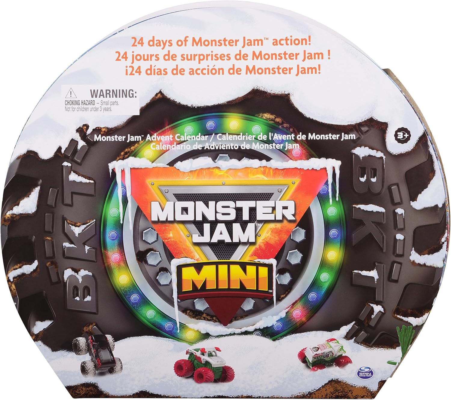 Monster Jam Mini Christmas Advent Calendar - 24 Days of Monster Trucks & Accessories