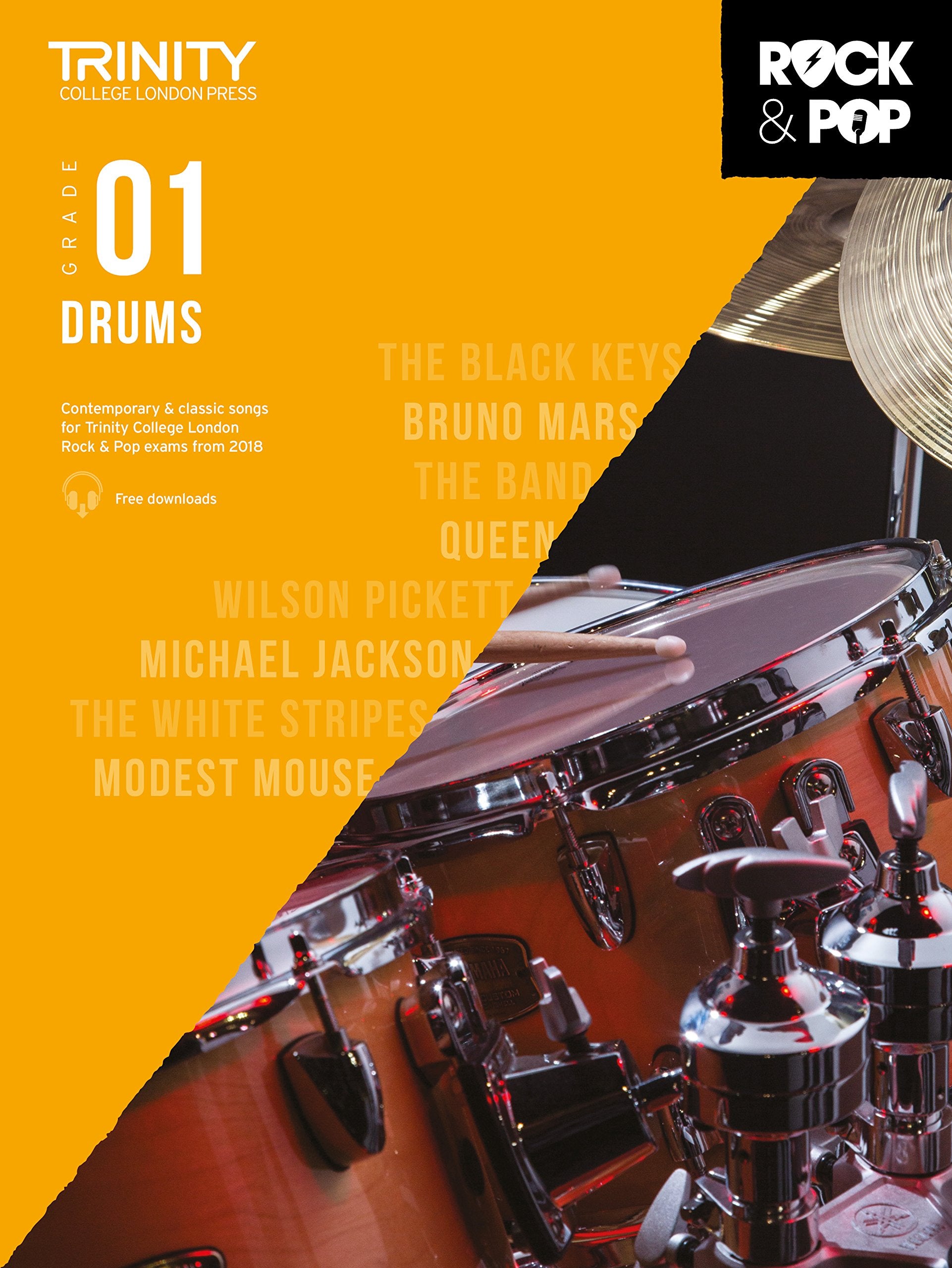 Trinity College London - Rock & Pop 2018 Drums Grade 1 Sheet Music | TCL016997