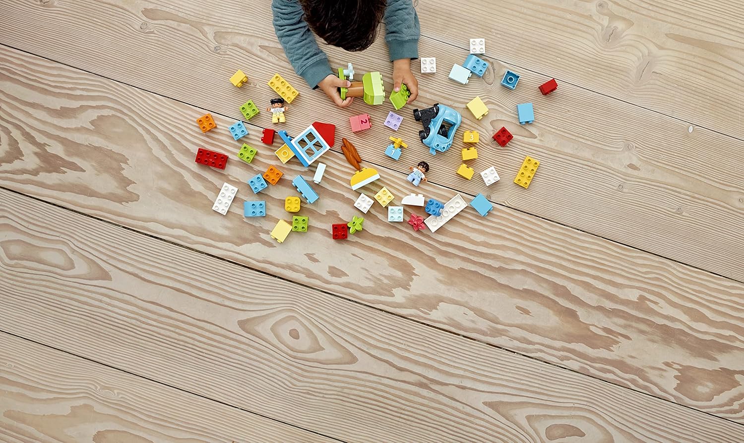 LEGO DUPLO Classic Brick Box 10913 - Educational Building Set for Toddlers 18 Months+