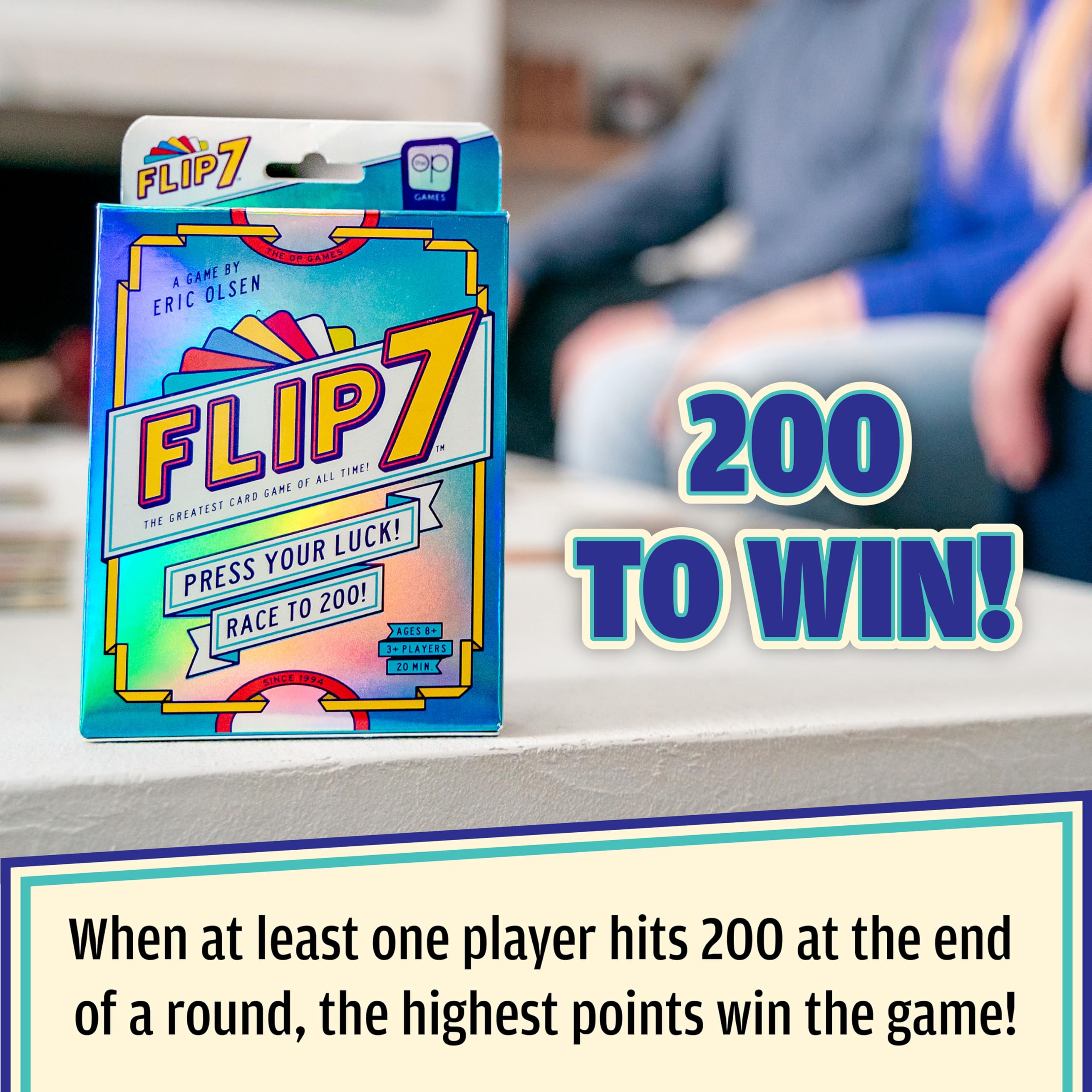 USAopoly Flip 7 Card Game for 3+ Players, Ages 8+, 20-Minute Play Time 8