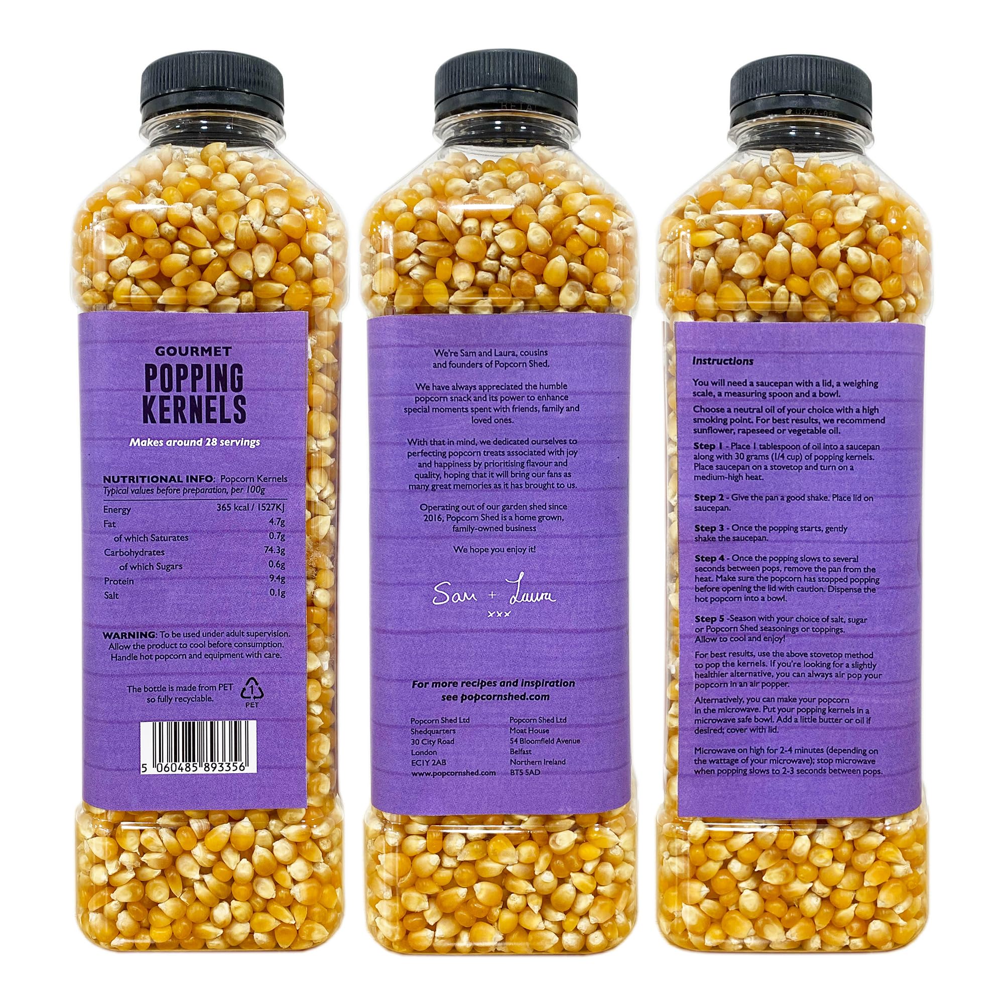 Popcorn Shed Gourmet Popcorn Kernels - 859g Bag | Easy Low Calorie Snack | Made in Britain 8