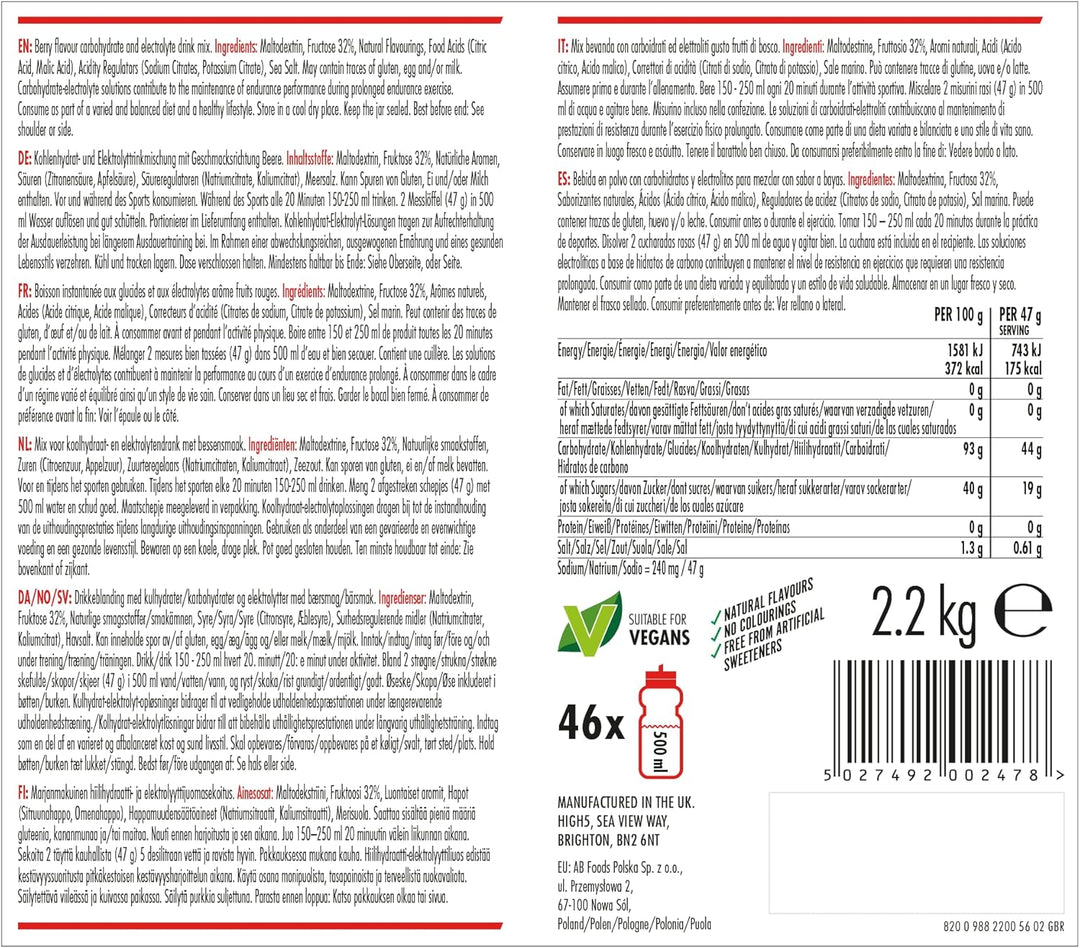 HIGH5 - Energy Hydration Drink Mix (Powder)