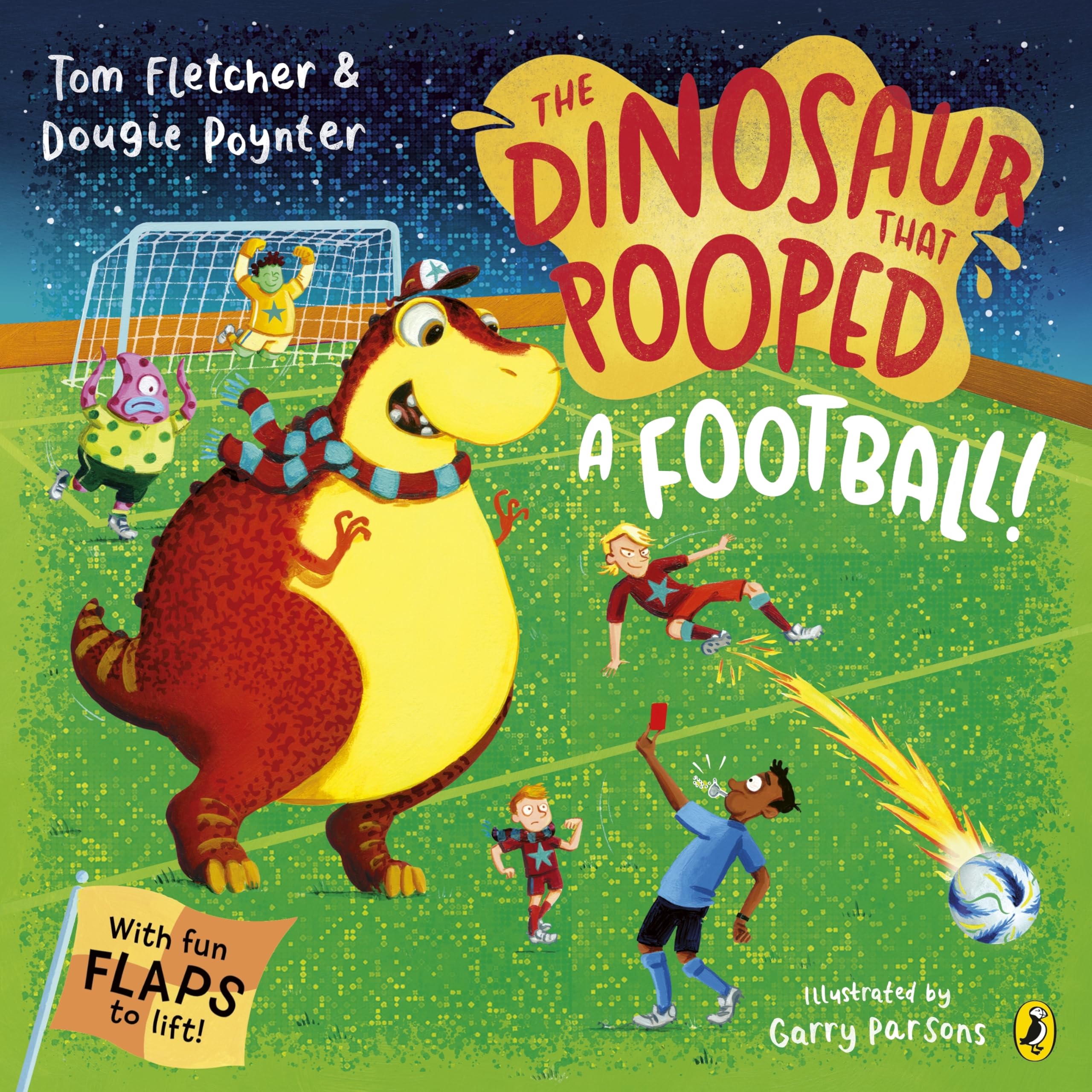 Puffin The Dinosaur that Pooped A Football - Lift-the-Flap Book | Ages 3-5 | English 1