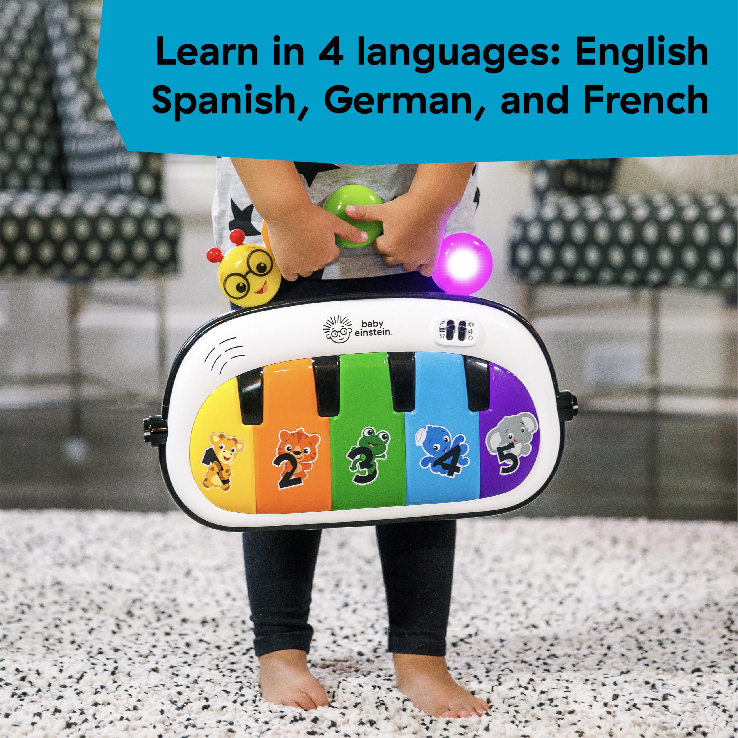 Baby Einstein - 4-in-1 Kickin' Tunes Music and Language Discovery Play Gym 6