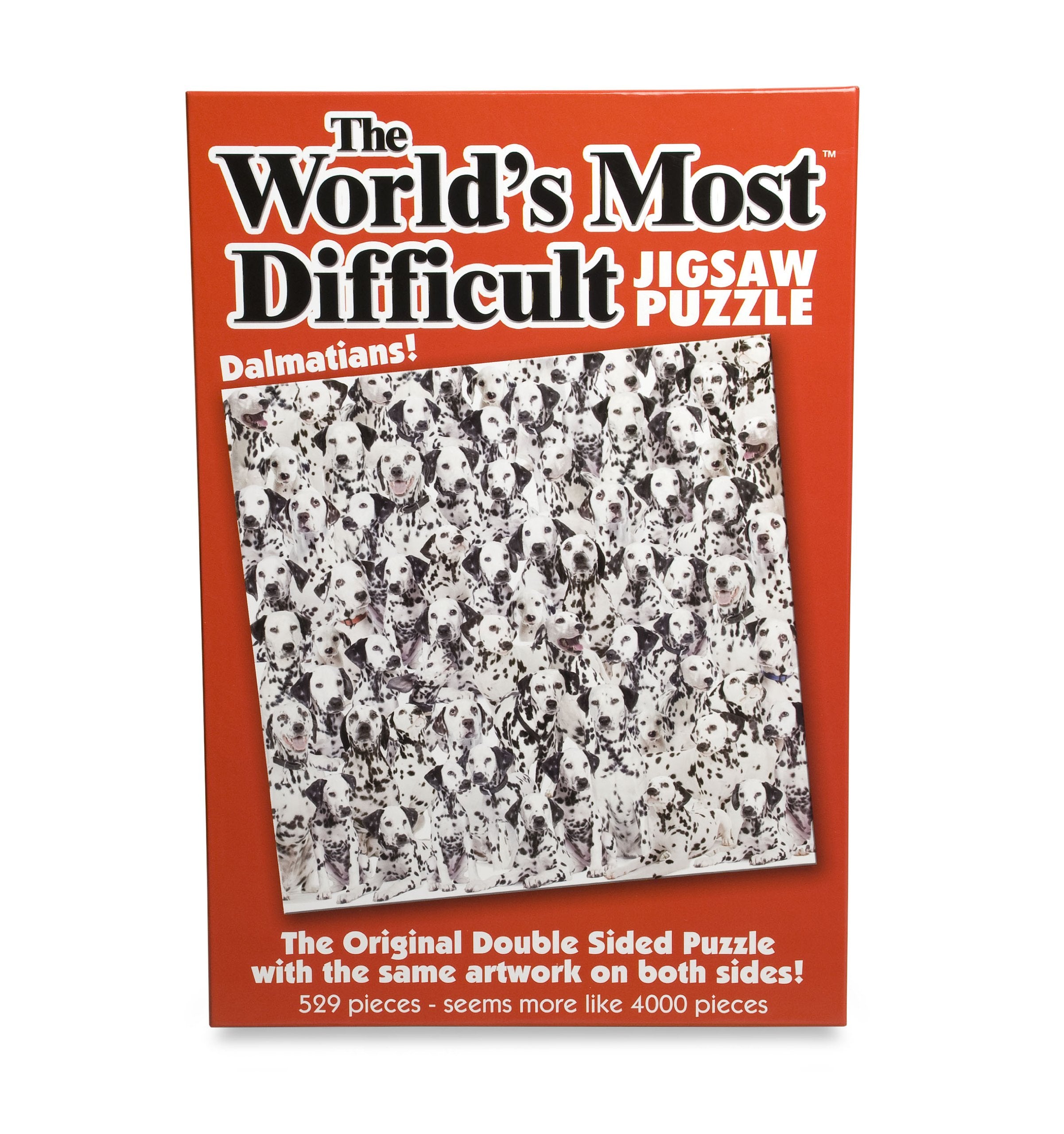 Paul Lamond Games World's Most Difficult Jigsaw Puzzle - Dalmatians 529-Piece Double-Sided Puzzle