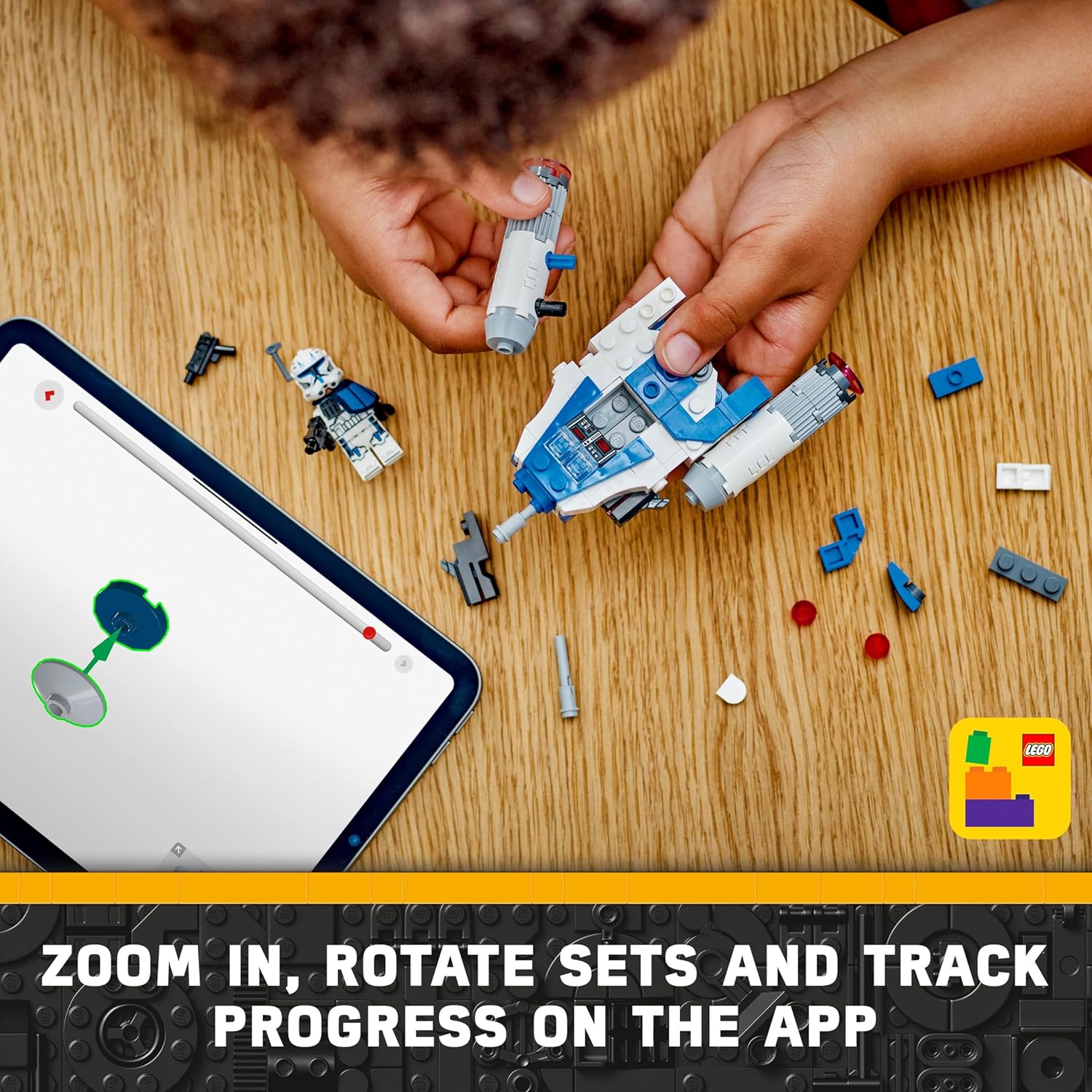 LEGO Star Wars Captain Rex Y-Wing Microfighter 75391 - Buildable Clone Wars Playset for Kids 6+ 9