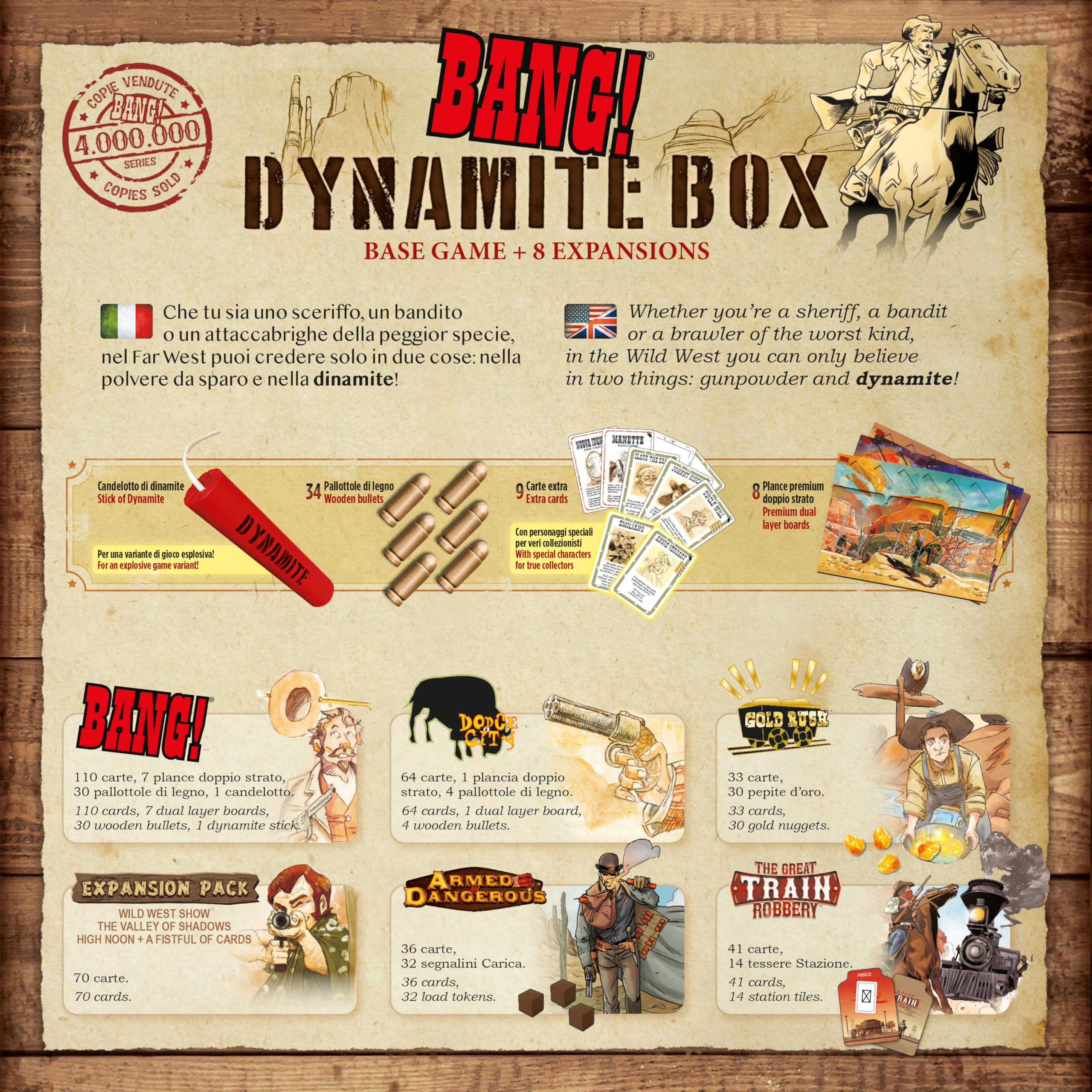 dV Giochi Bang! Dynamite Box Card Game Expansion 7