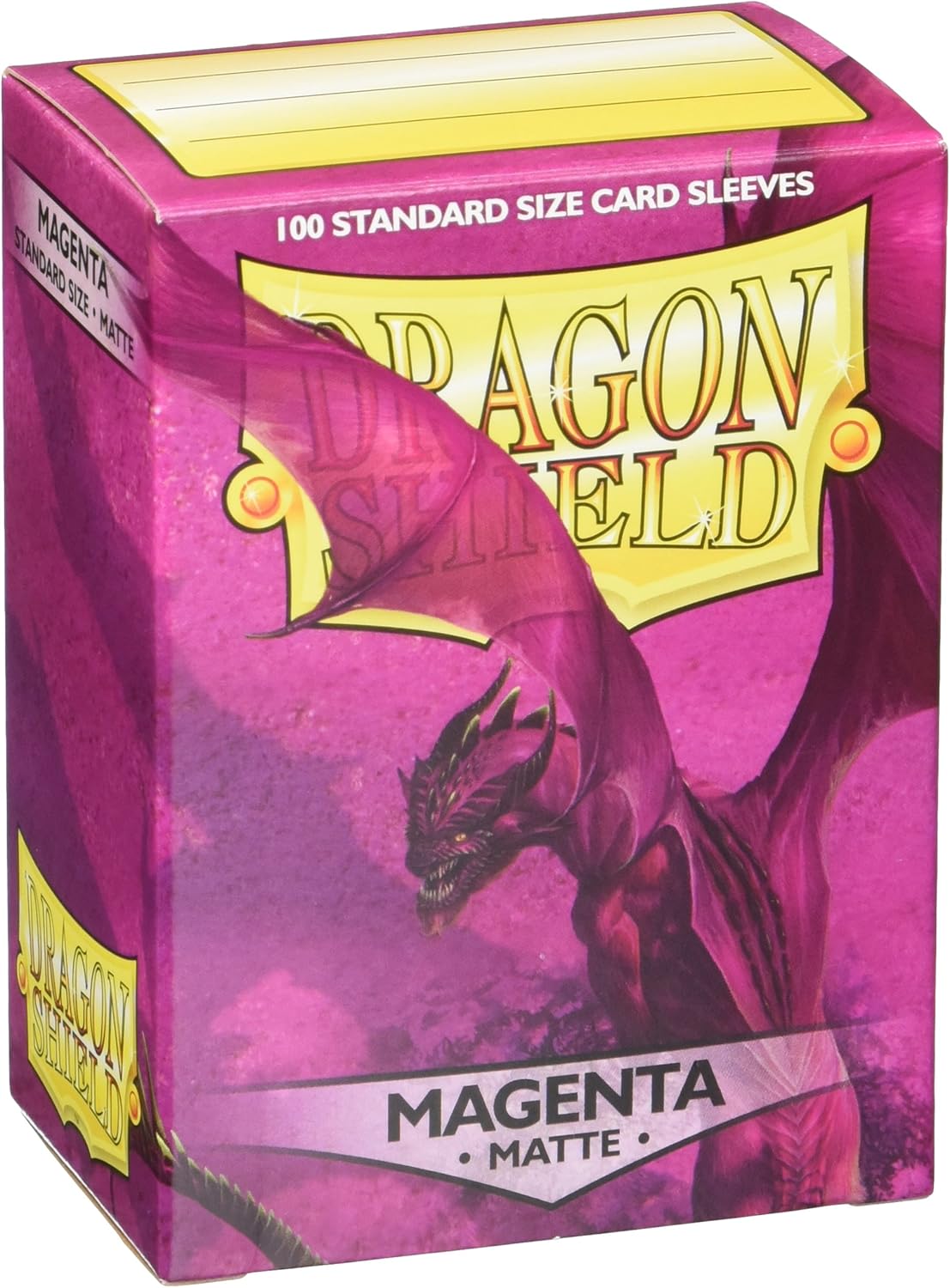 Dragon Shield Matte Standard Size Sleeves 100pk - Magenta, Multicoloured