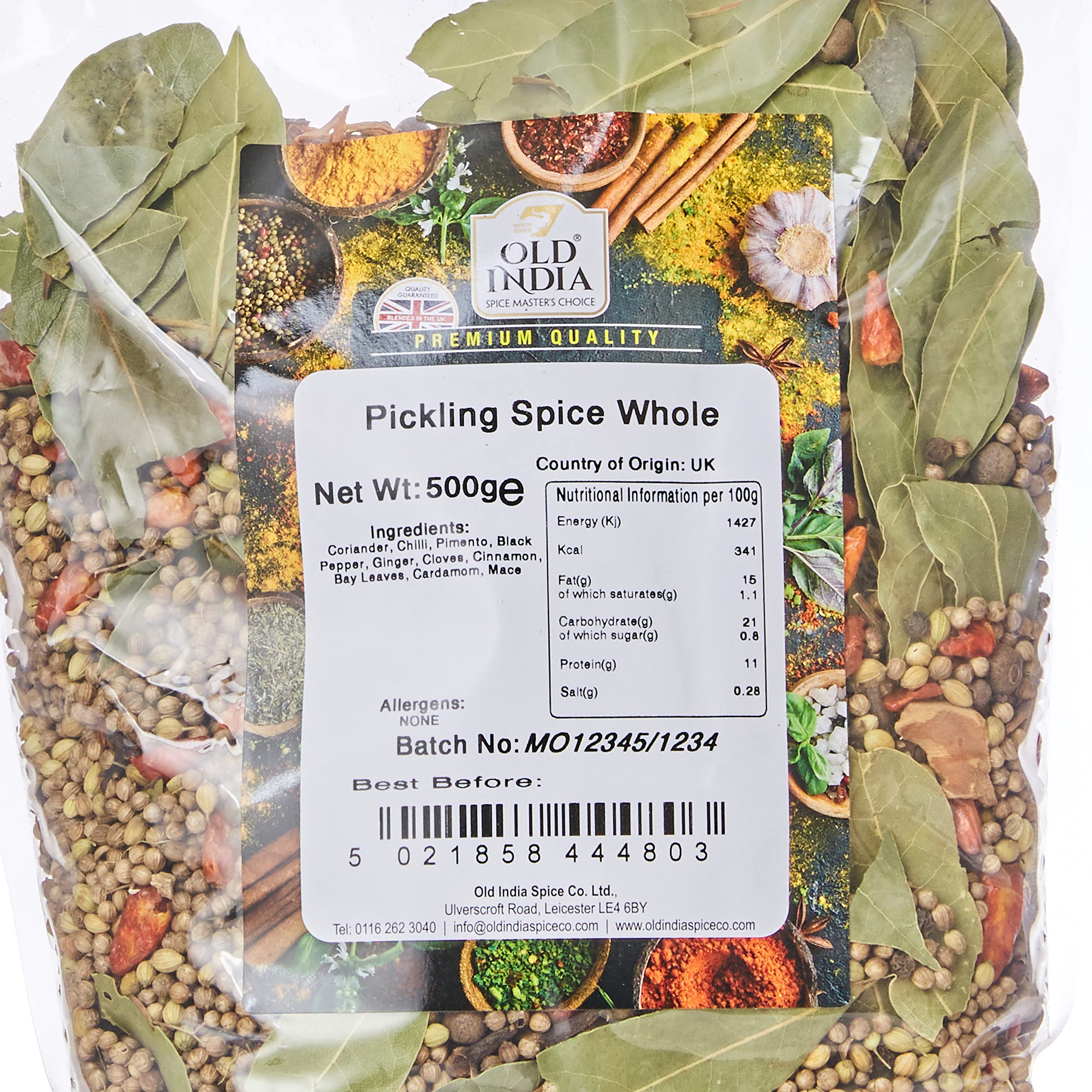Old India Pickling Spice Whole 500g 3