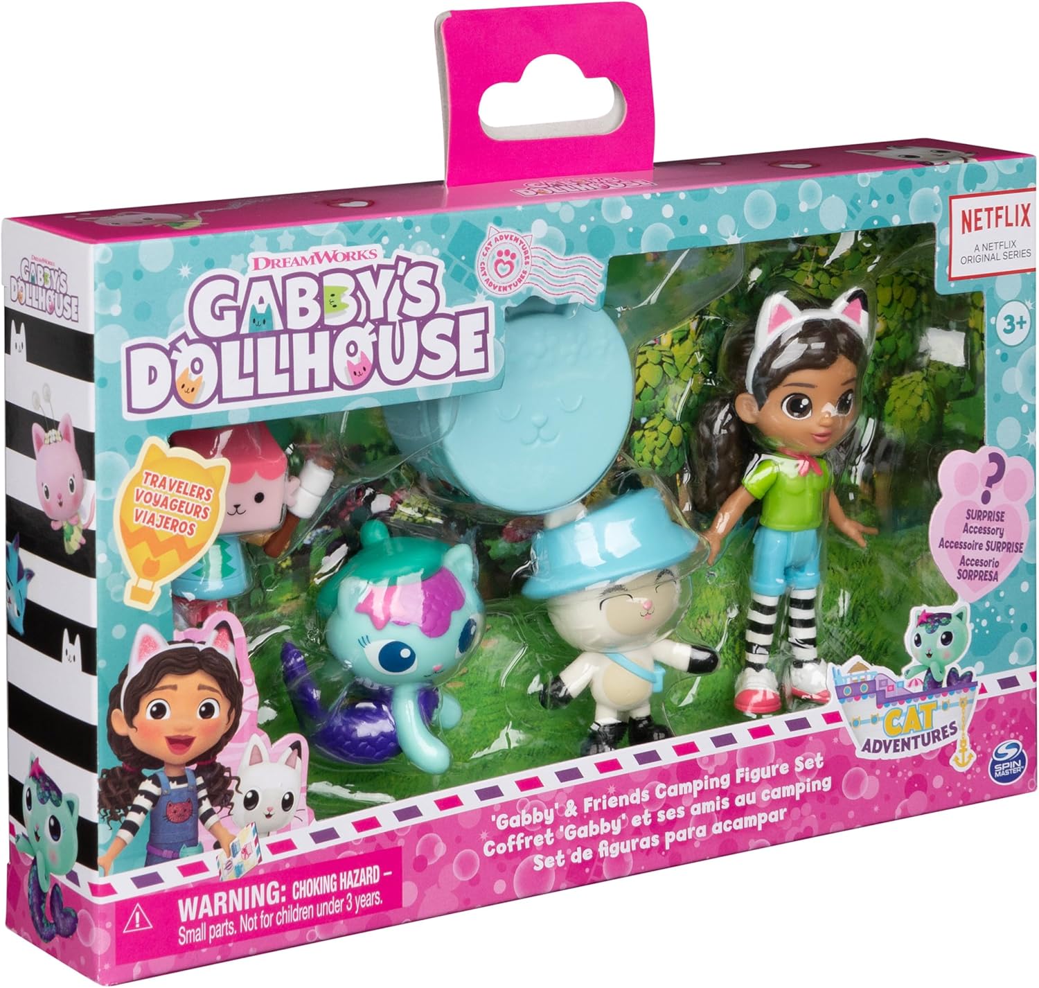 Gabby's Dollhouse Campfire Gift Pack - 4 Collectible Figures with Surprise Accessory & App Reward, Ages 3+ 7