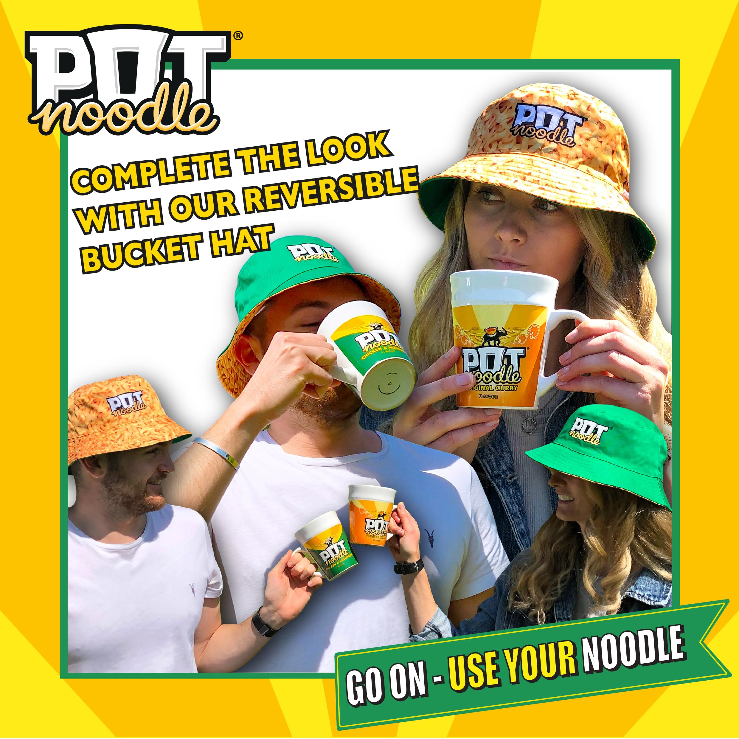 Kimm & Miller Pot Noodle Spinning Fork & Mug Gift Set - Chicken & Mushroom Design 9