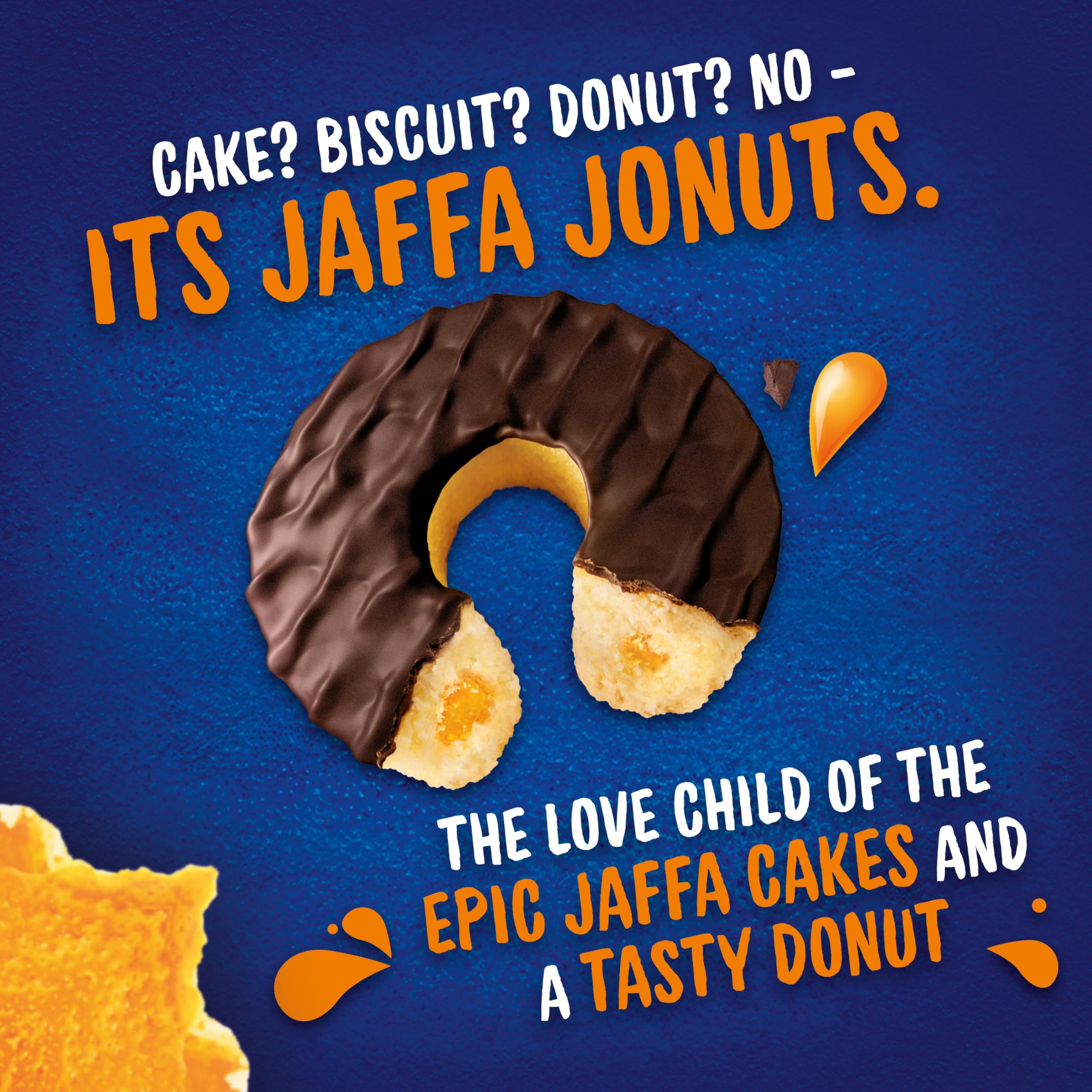 McVitie's Jaffa Cakes Original Jaffa Jonuts, 4 x 43g Chocolate Coated Donut-Shaped Biscuits 5
