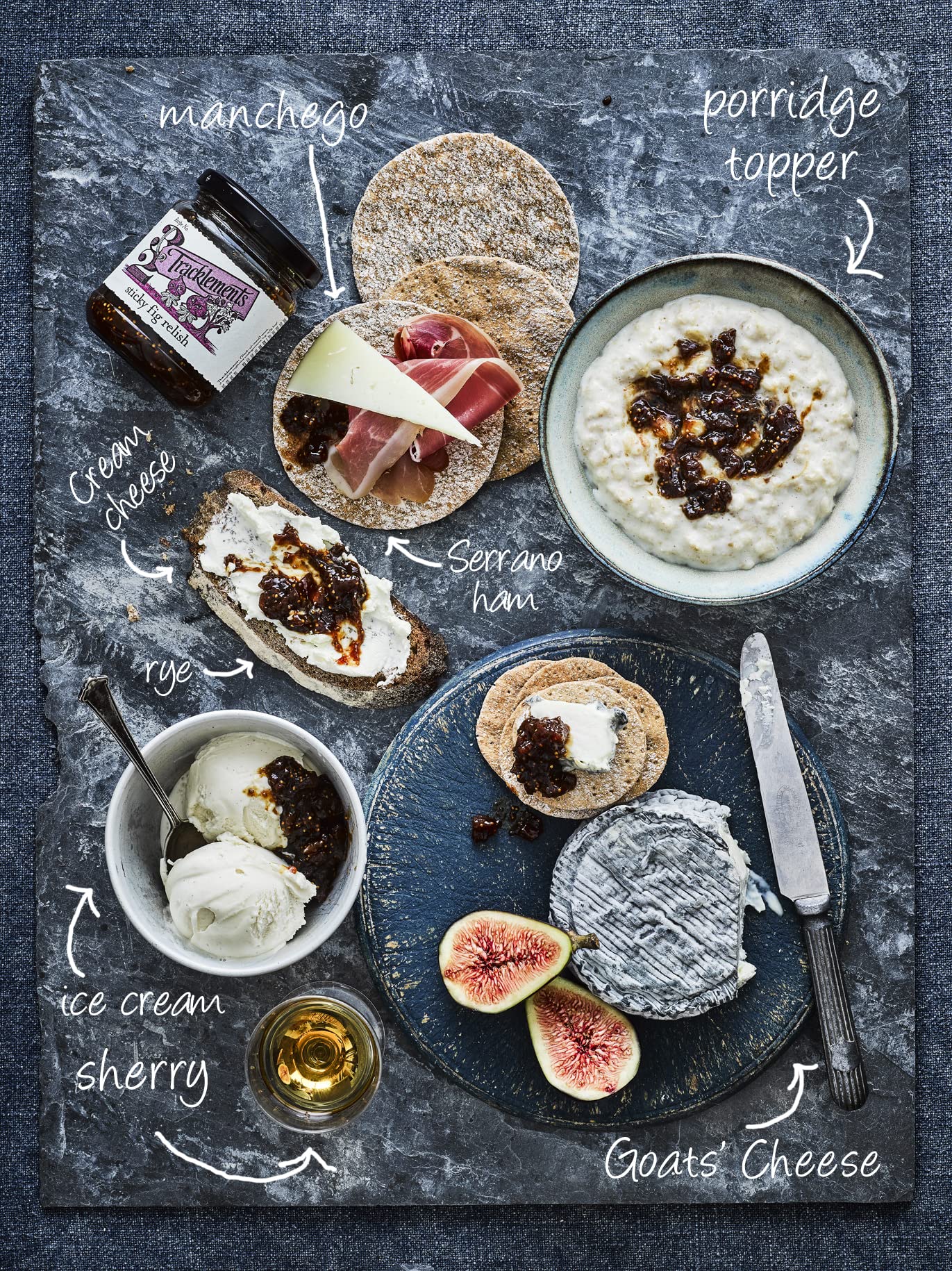 Tracklements Sticky Fig Relish – Veganes &amp; Glutenfreies Gewürz, 250 g 6